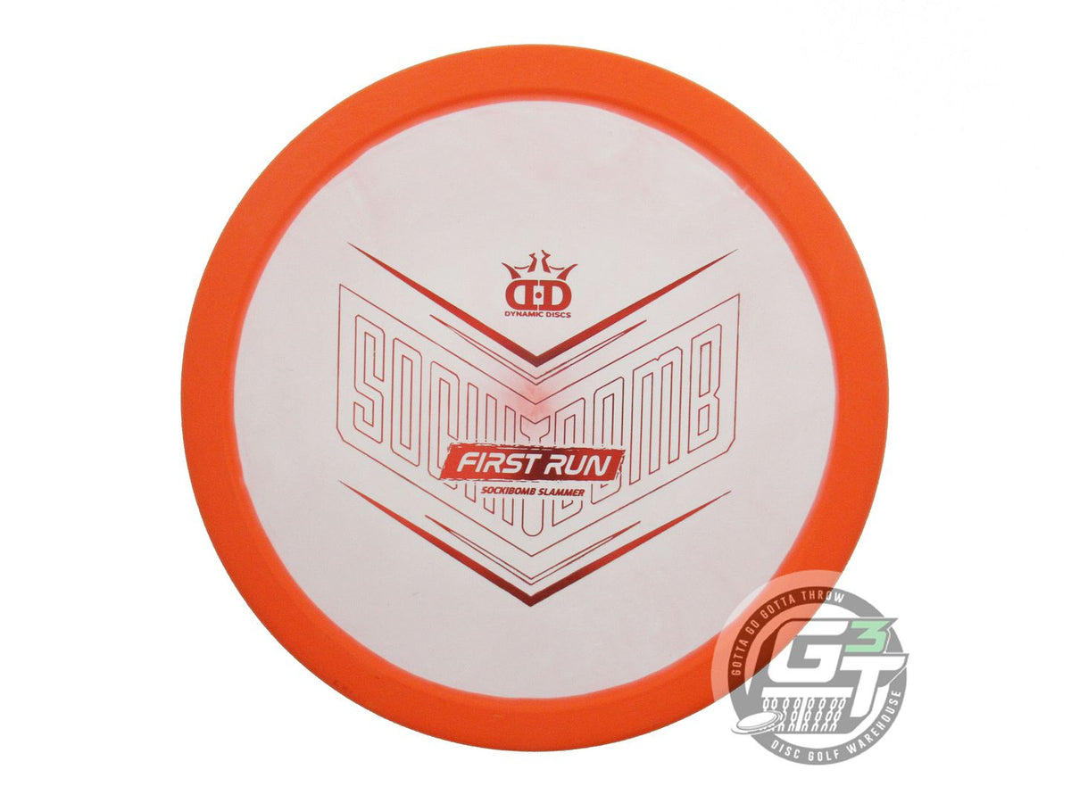 Orange Operators Disc USED Dynamic Discs Classic Supreme Orbit Slammer 175g Orange-White Put ...