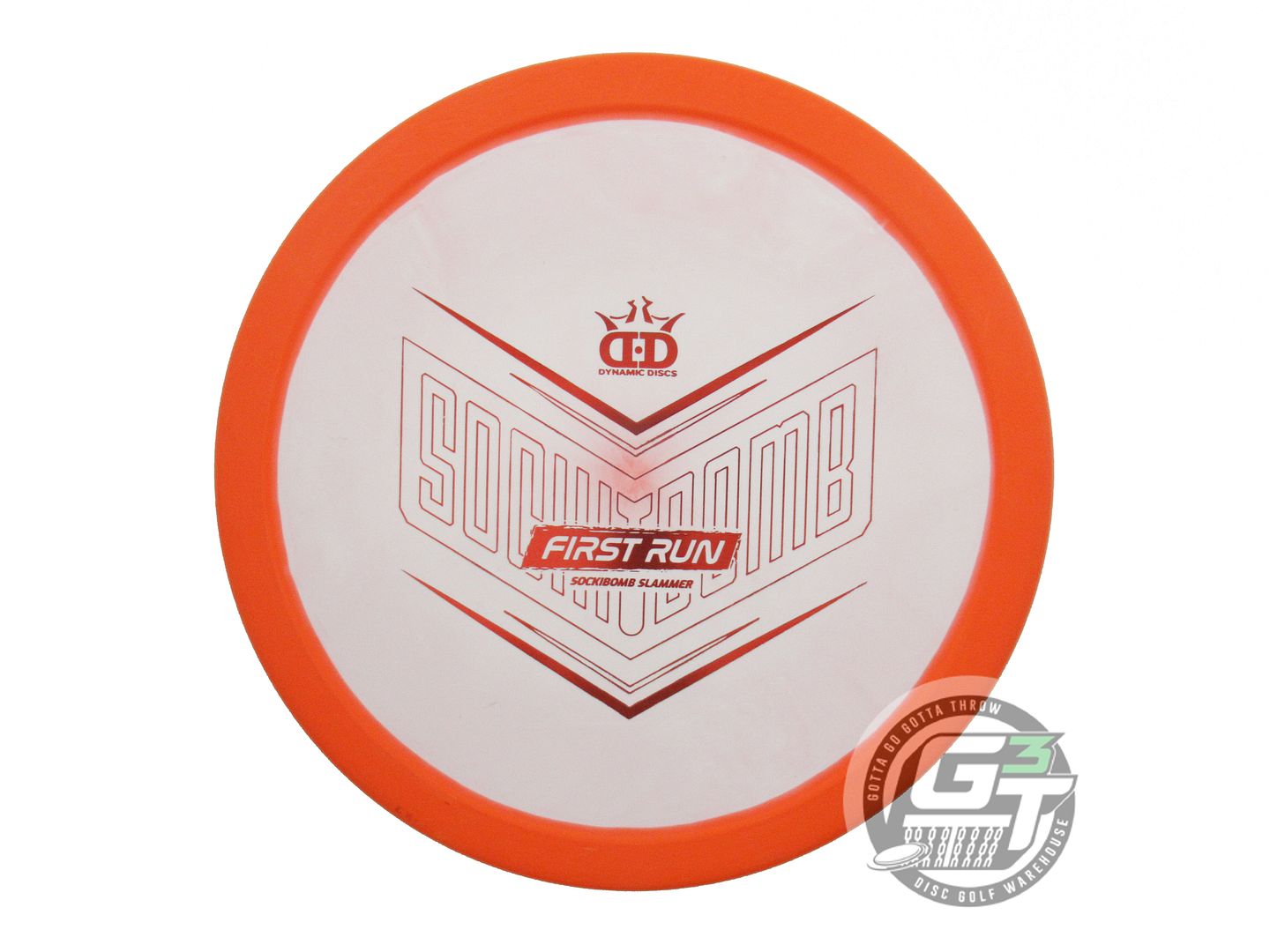 USED Dynamic Discs Classic Supreme Orbit Slammer 175g Orange-White Putter Disc