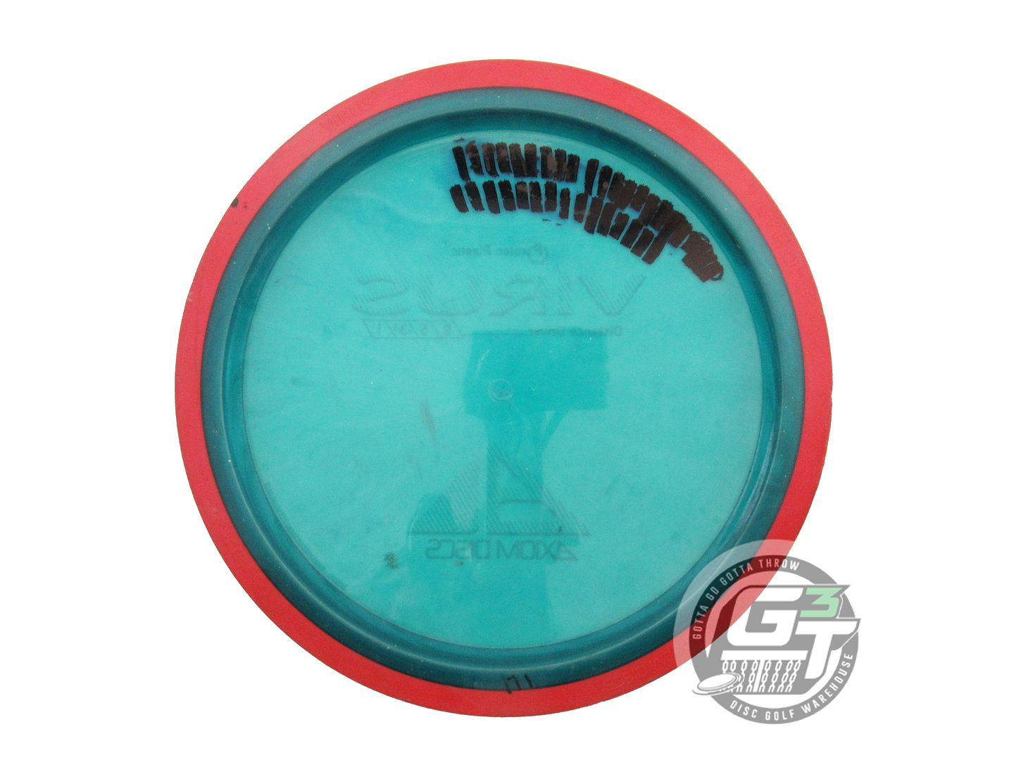 USED Axiom Discs Proton Virus 171g Teal Red Rim Distance Driver Golf Disc