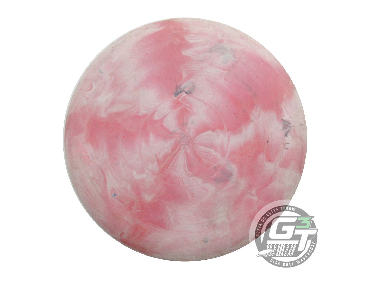 USED Discraft BRO-D Rubber Blend Swirl Roach 171g Pink Wiped Stamp Putter Disc