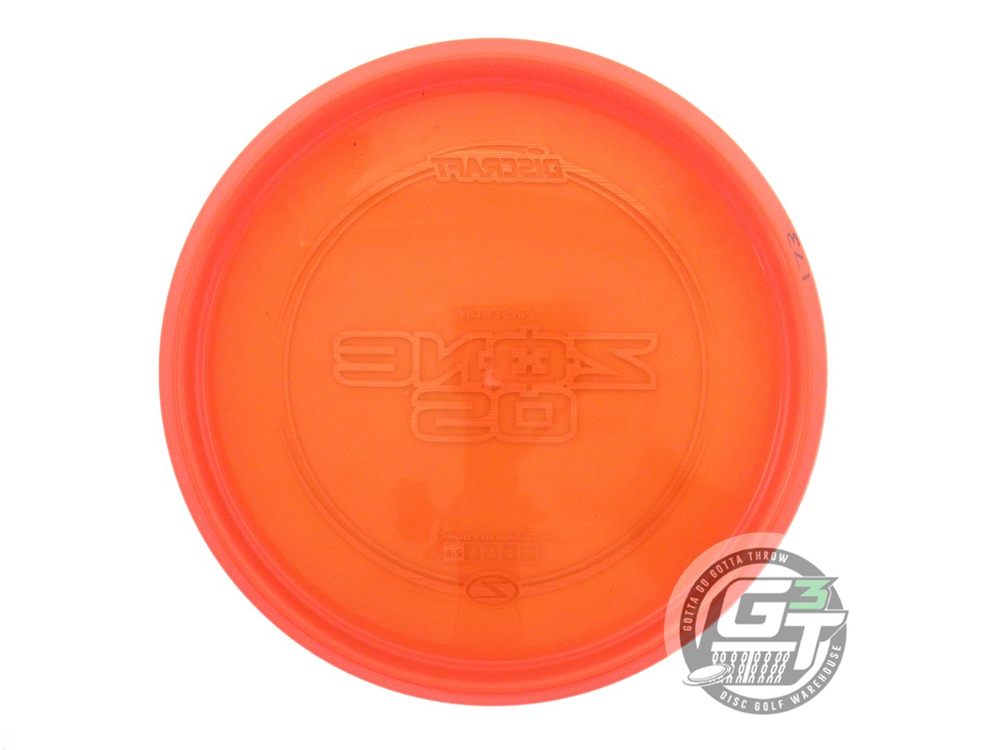 USED Discraft FIRST RUN Z Zone OS 174g Orange Purple Laser Foil Putter Golf Disc