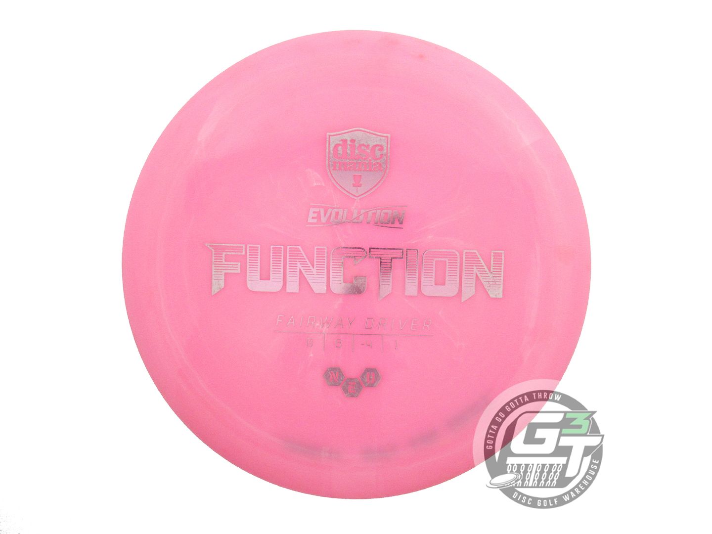 USED DiscMania Neo Function 174g Pink Pink Foil Fairway Driver Golf Disc