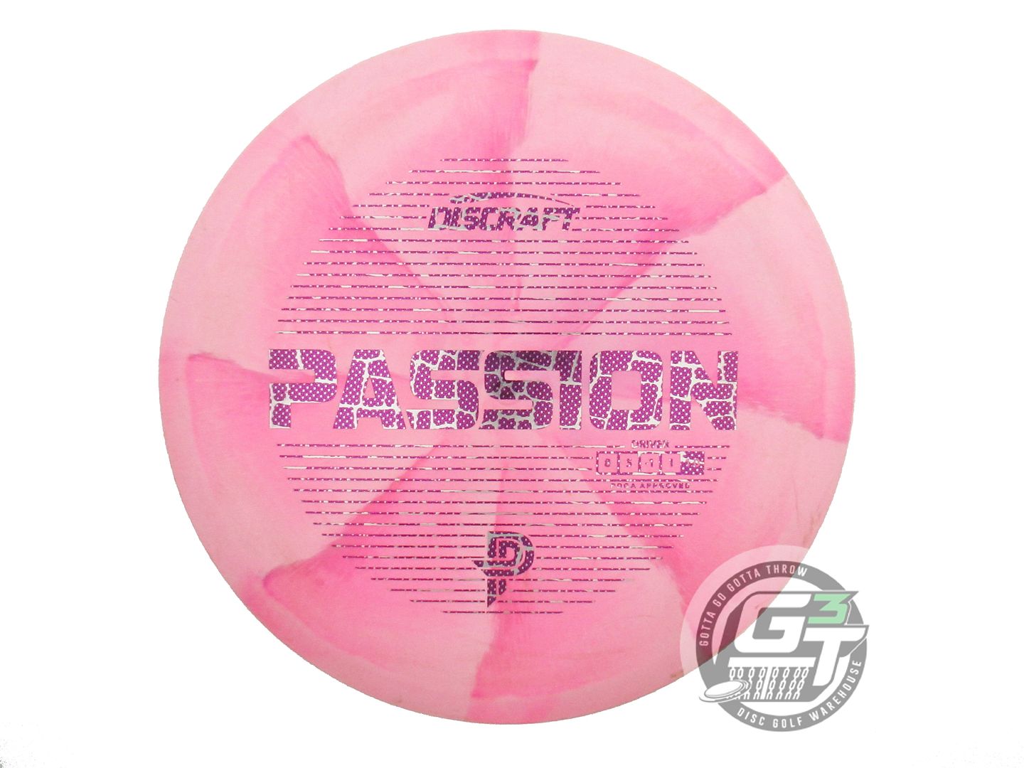 USED Discraft [PIERCE] ESP Passion 177g Pink Reptile Foil Driver Golf Disc