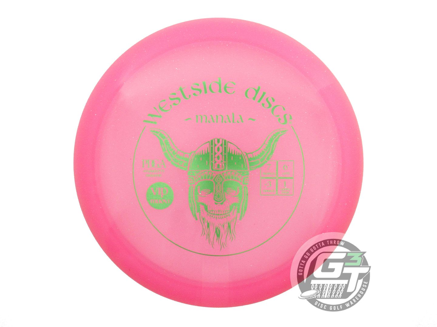 NOS Westside Discs FINNISH VIP Underworld 171g Pink Green Foil Driver Golf Disc