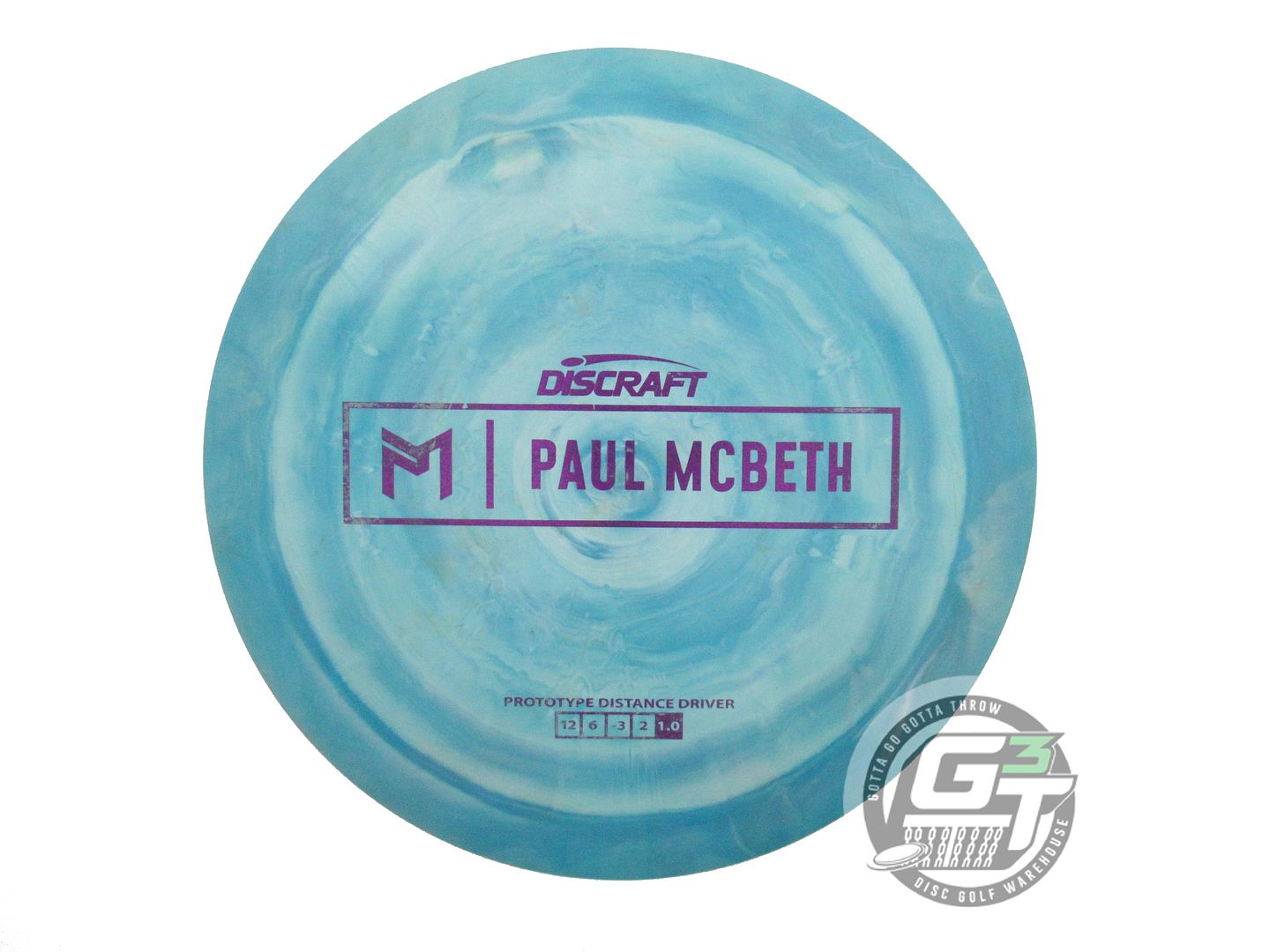 USED Discraft [McBETH] Proto ESP Hades 165g Teal Driver Golf Disc