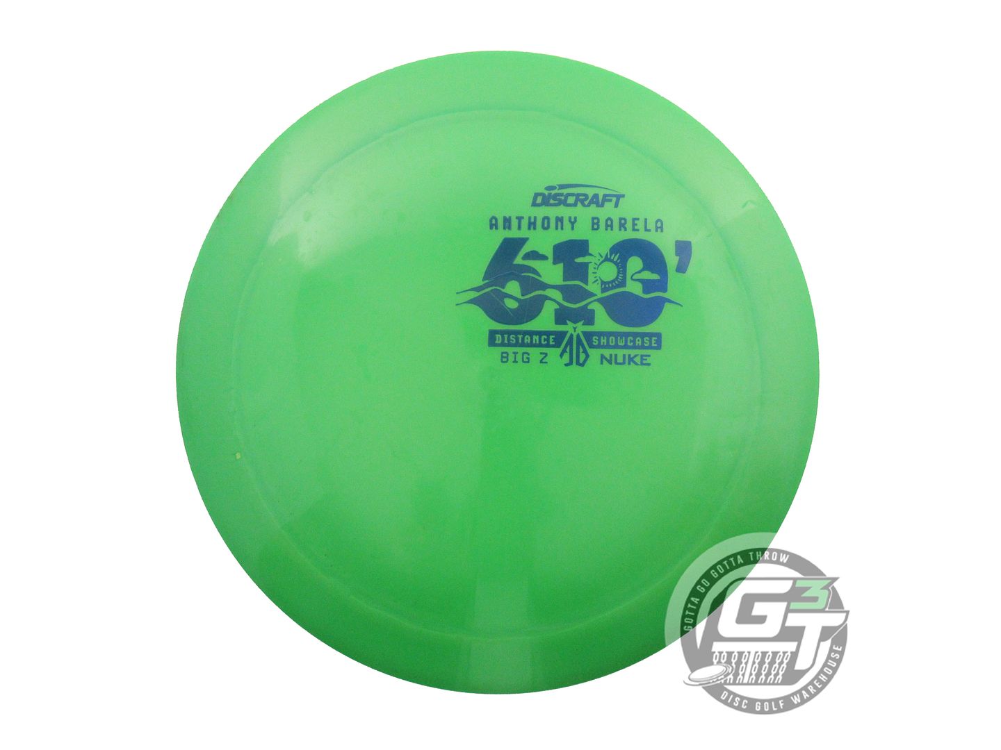 USED Discraft [BARELA] Big Z Nuke 175g Green Distance Driver Golf Disc