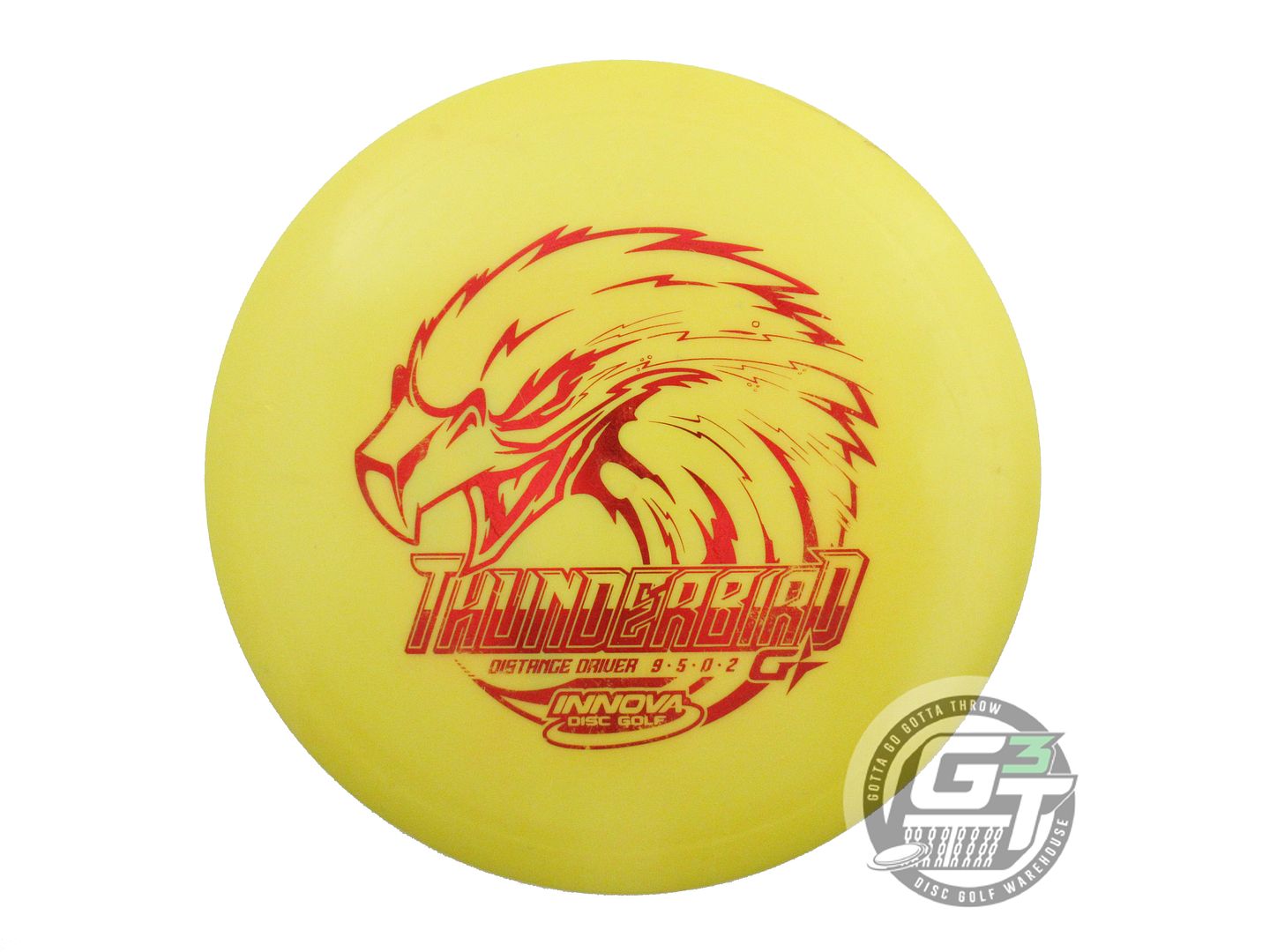 USED Innova GStar Thunderbird 175g Yellow Red Foil Distance Driver Golf Disc