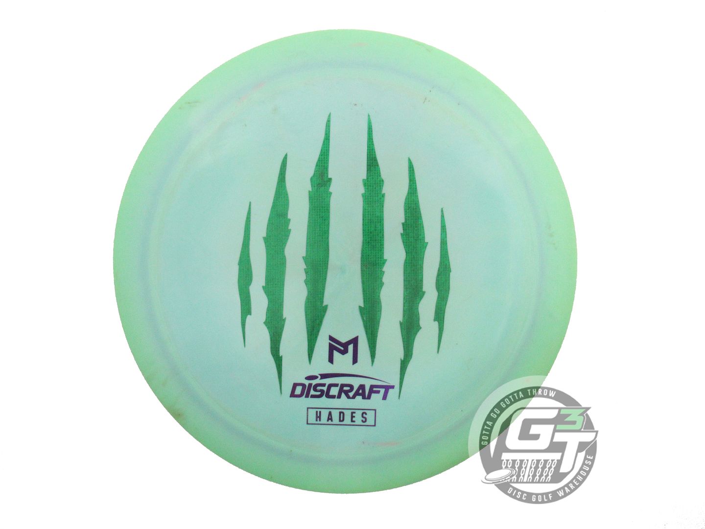 USED Discraft [McBETH] 6X CLAW ESP Hades 172g Lime-Seafoam Driver Golf Disc