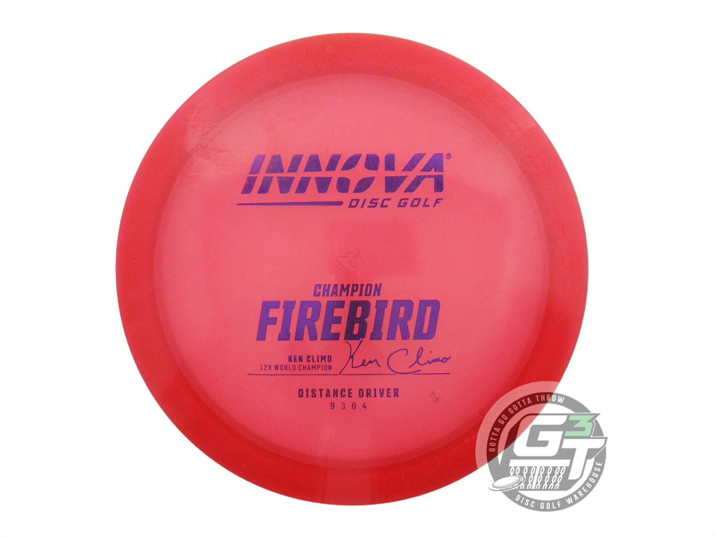 USED Innova Champion Firebird 157g Red Purple Foil Distance Driver Golf Disc