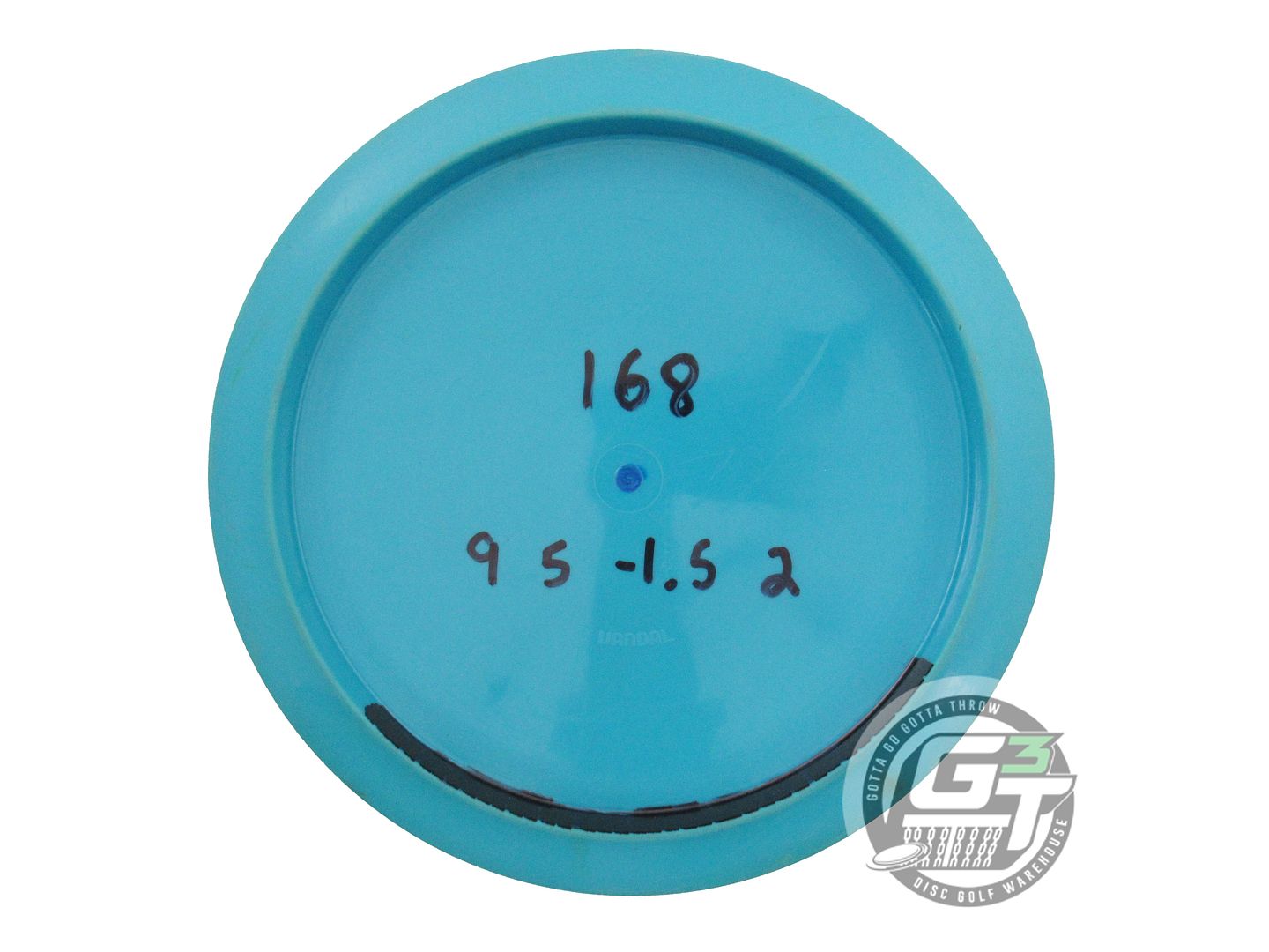 USED Dynamic Discs Fuzion Vandal 168g Teal Teal Foil Distance Driver Golf Disc