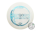 USED Discraft SEASONAL Mega Glo Z Cicada 176g Snowflake Foil Fairway Driver Disc