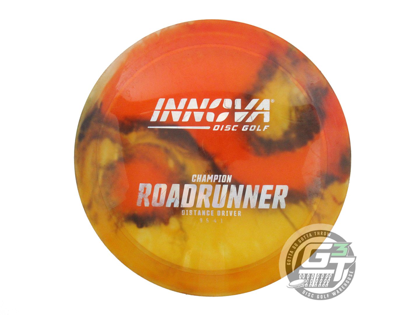 USED Innova I-DYE Champion Roadrunner 174g Yin Yang Distance Driver Golf Disc