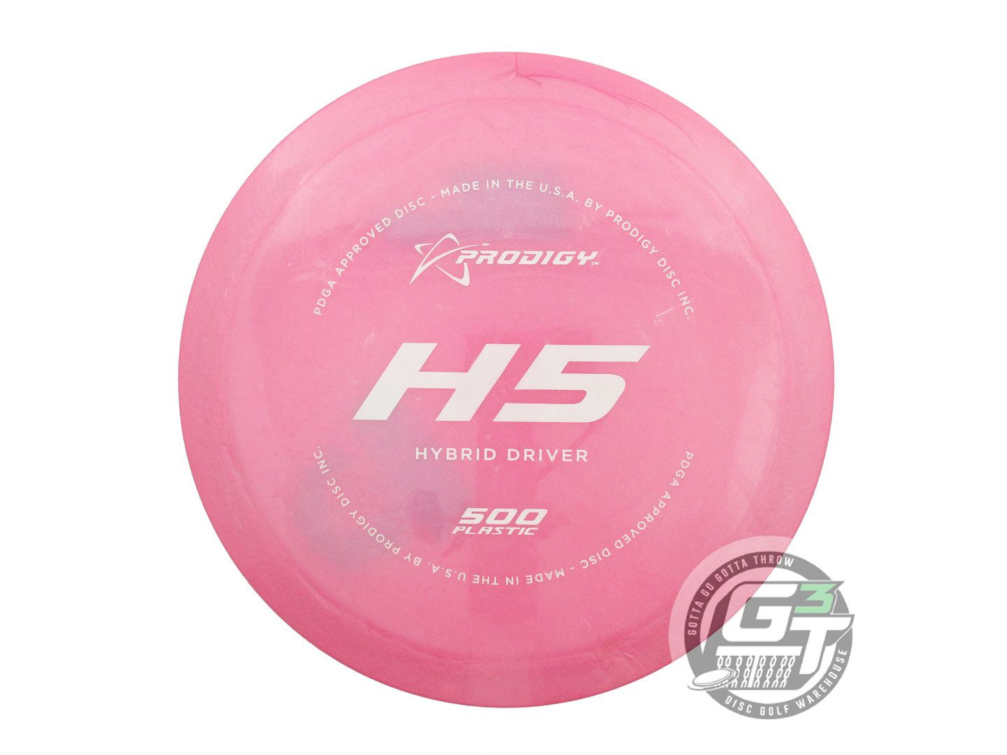 USED Prodigy Discs 500 H5 176g Pink White Stamp Hybrid Driver Golf Disc