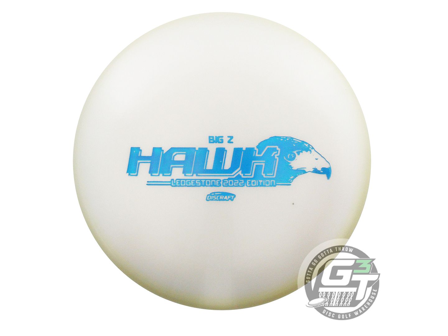 NOS Discraft [LEDGESTONE] Big Z Hawk 178g White Blue Holo Foil Midrange Disc