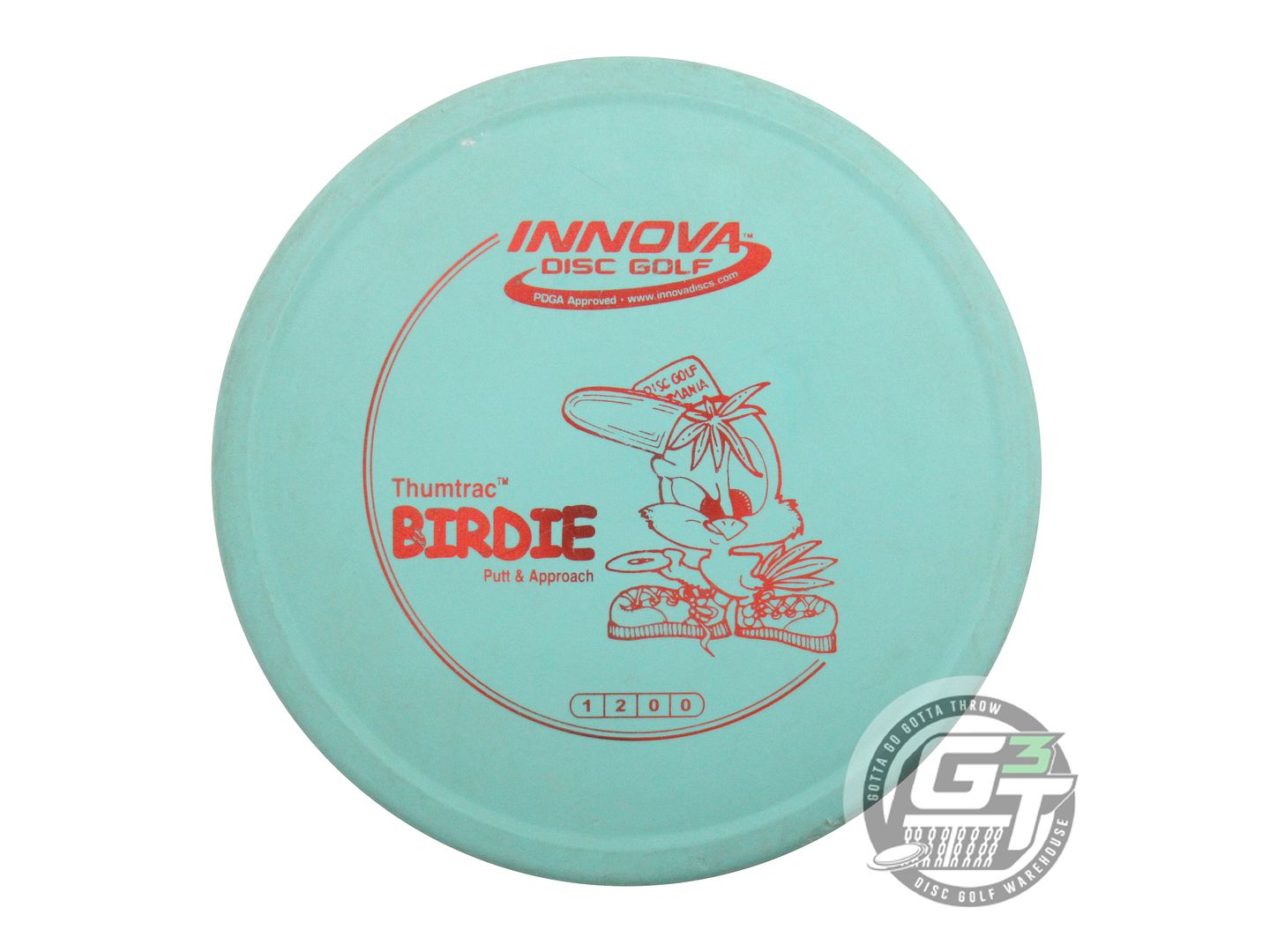 USED Innova DX Birdie 171g Seafoam Red Foil Putter Golf Disc