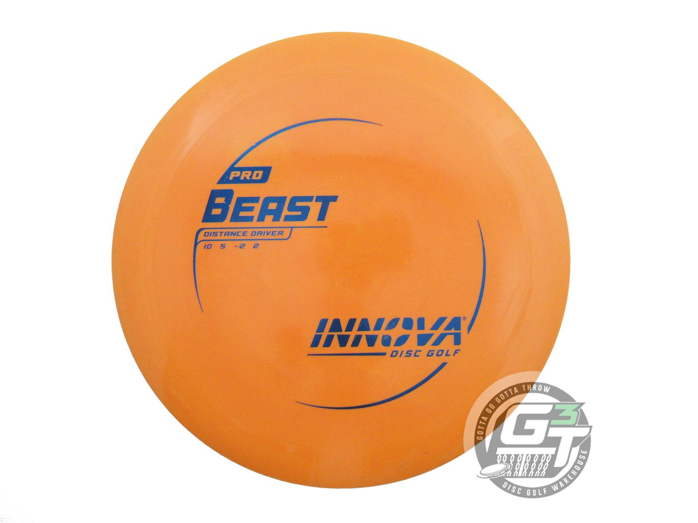 USED Innova Pro Beast 173g Orange Blue Foil Distance Driver Golf Disc