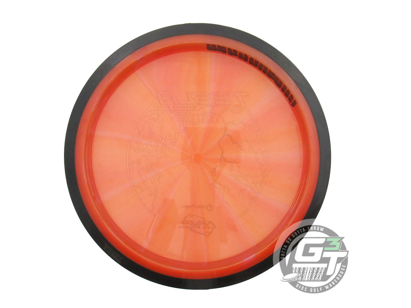 USED MVP Disc Sports Proton Tesla 168g Orange-Pink Distance Driver Golf Disc