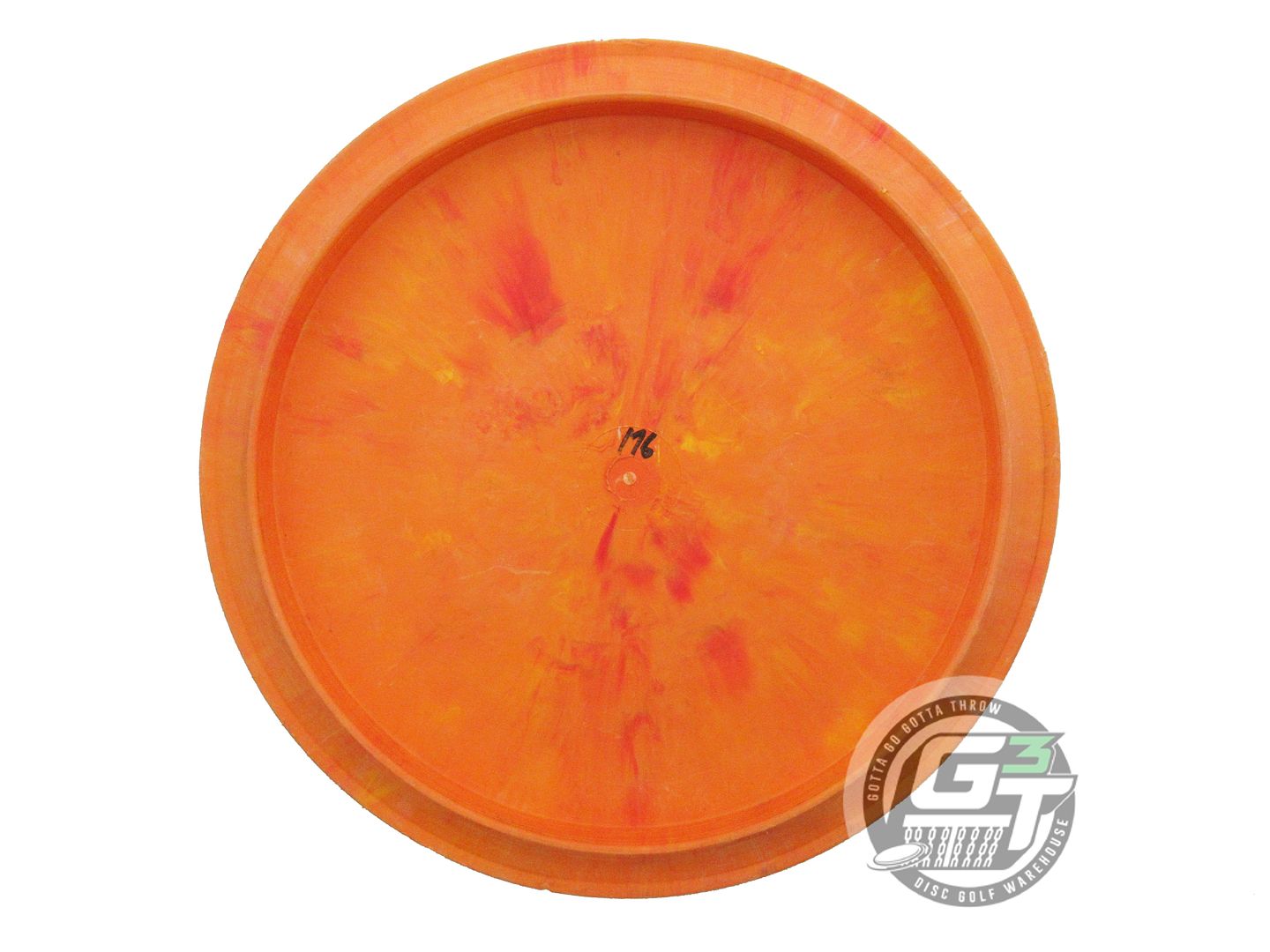 USED Lightning Standard #1 Helix 176g Orange Silver Foil Distance Driver Disc
