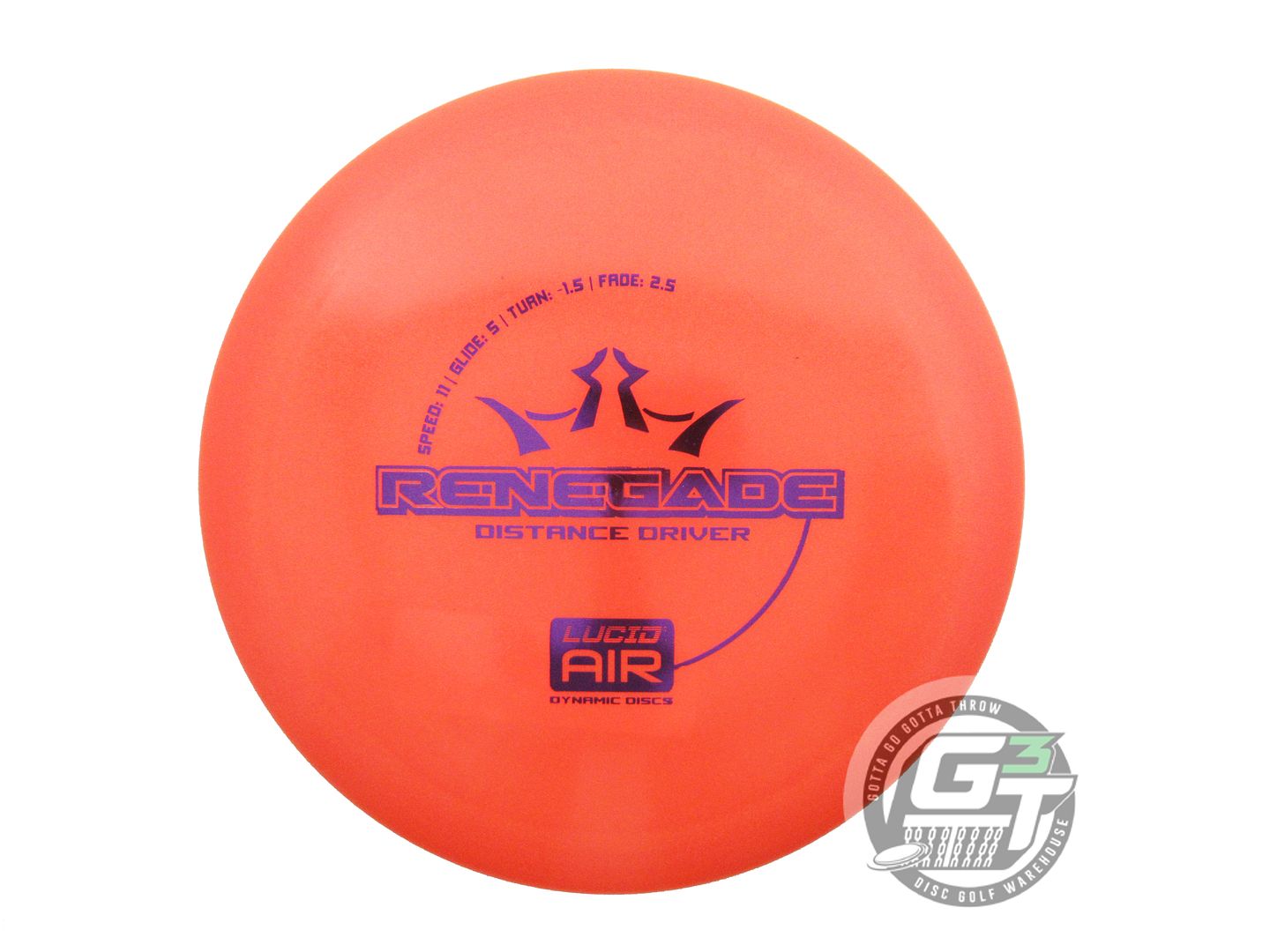 Dynamic Discs Lucid AIR Renegade Distance Driver Golf Disc (Individually Listed)