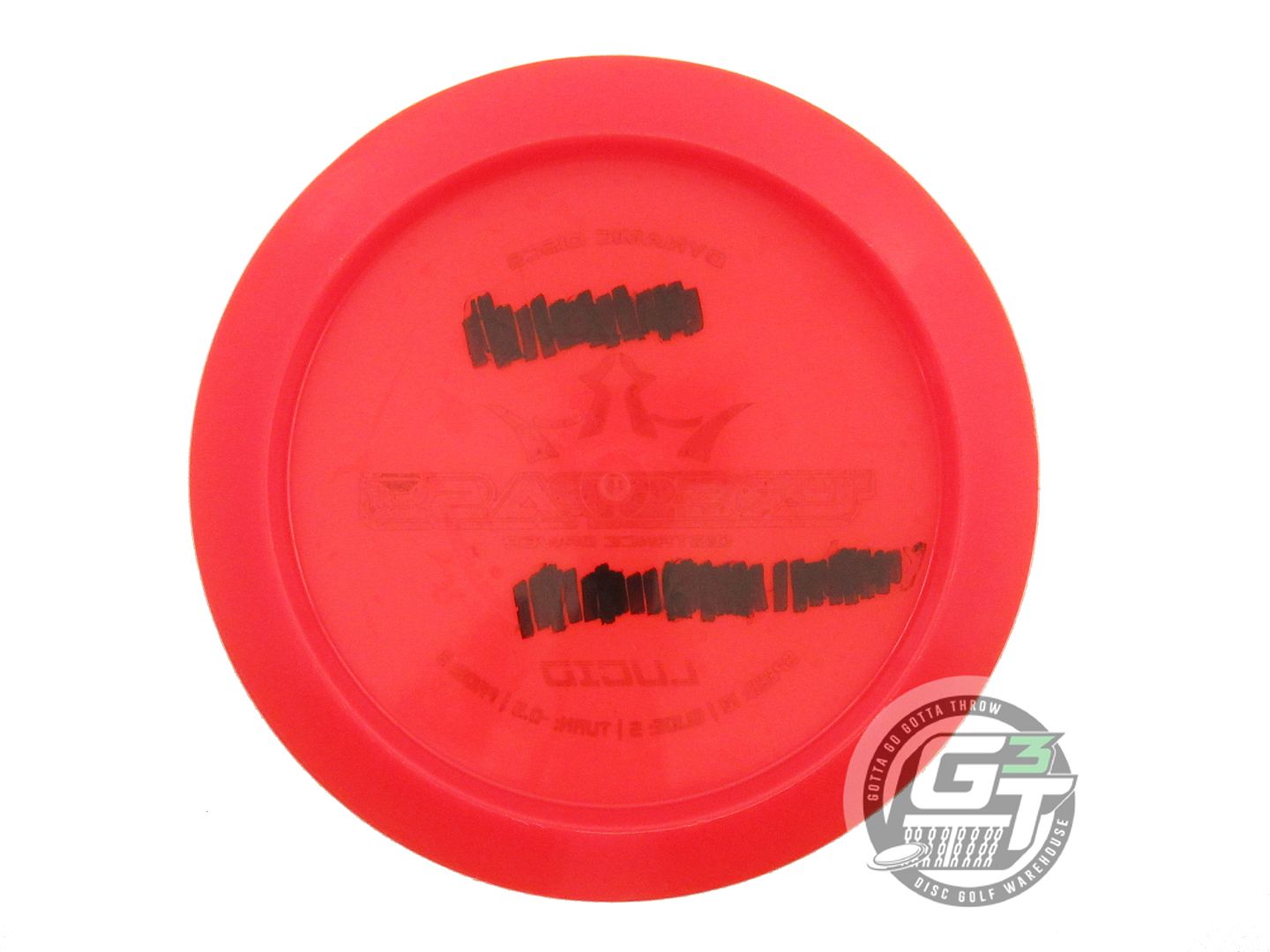 USED Dynamic Discs Lucid Trespass 171g Red Teal Foil Distance Driver Golf Disc