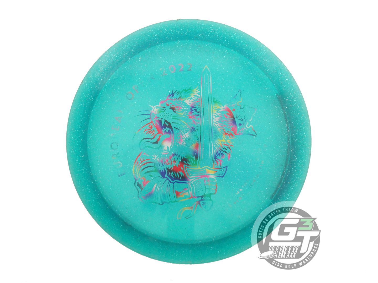 USED DiscMania [EUROPEAN OPEN] Metal Flake C-Line FD3 173g Teal Driver Golf Disc