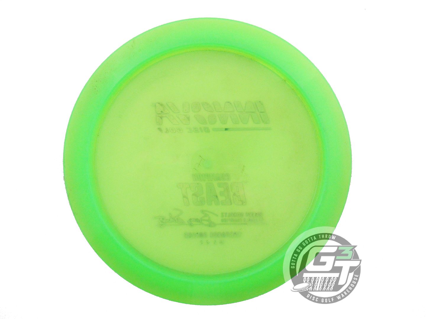 USED Innova Champion Beast 171g Lime Black Stamp A Distance Driver Golf Disc