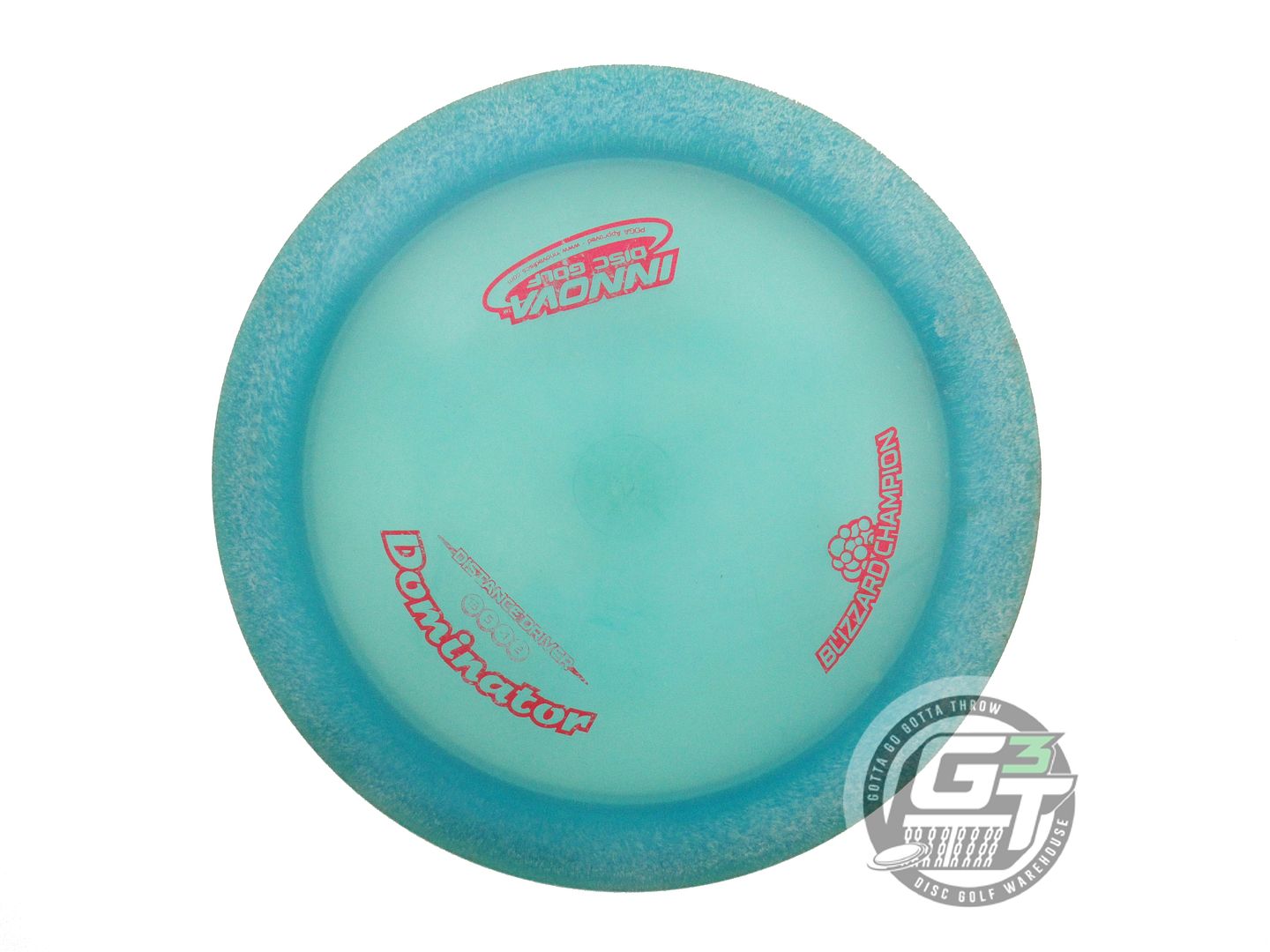 USED Innova Blizzard Dominator 156g Teal Red Foil Distance Driver Golf Disc