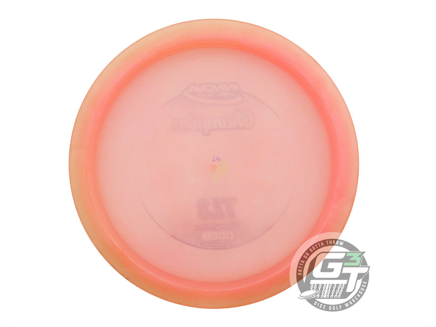 USED Innova Champion TL3 167g Coral Silver Foil Fairway Driver Golf Disc