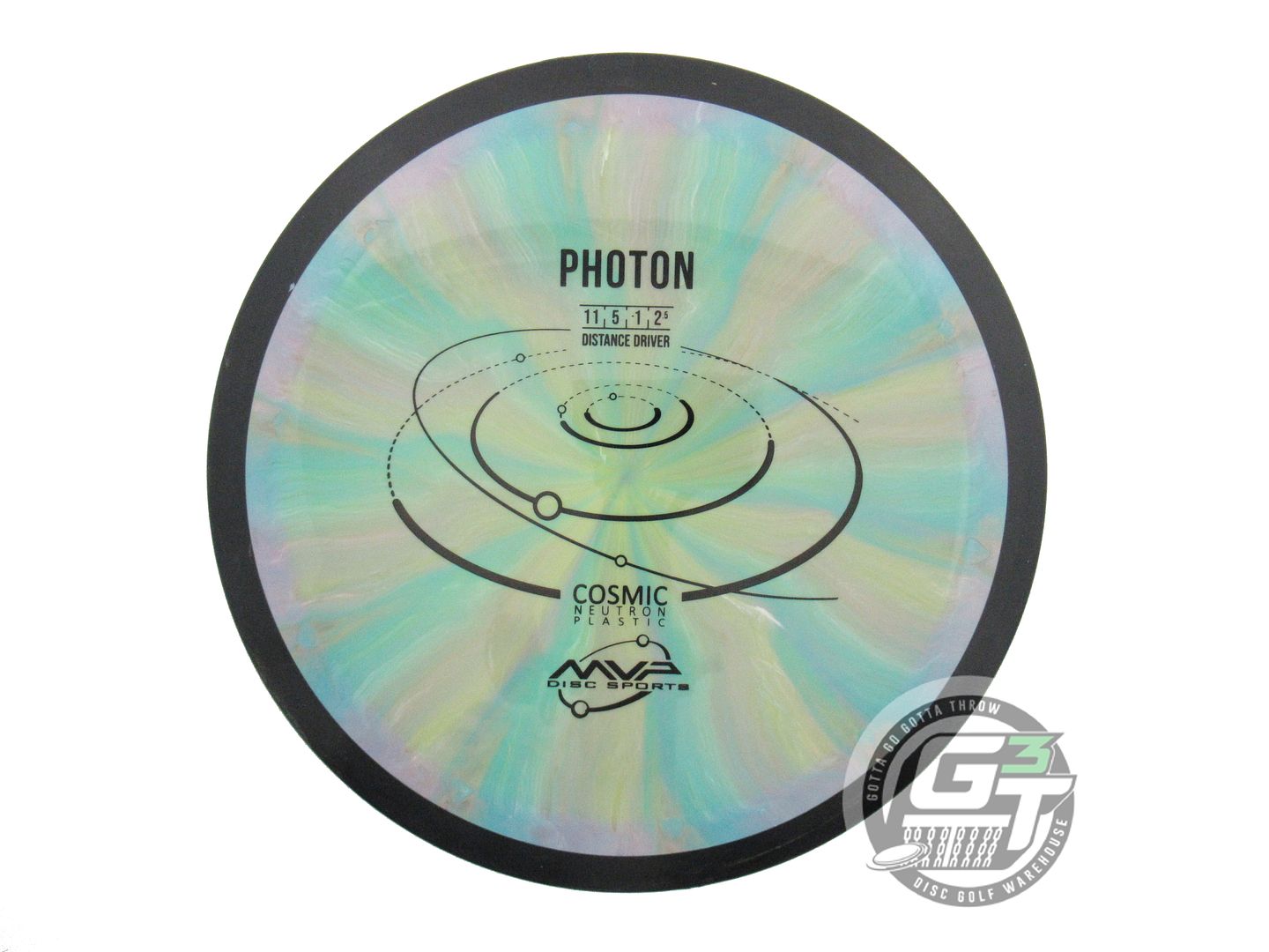 USED MVP Disc Sports Classic Cosmic Neutron Photon 161g Lilac-Green Driver Disc