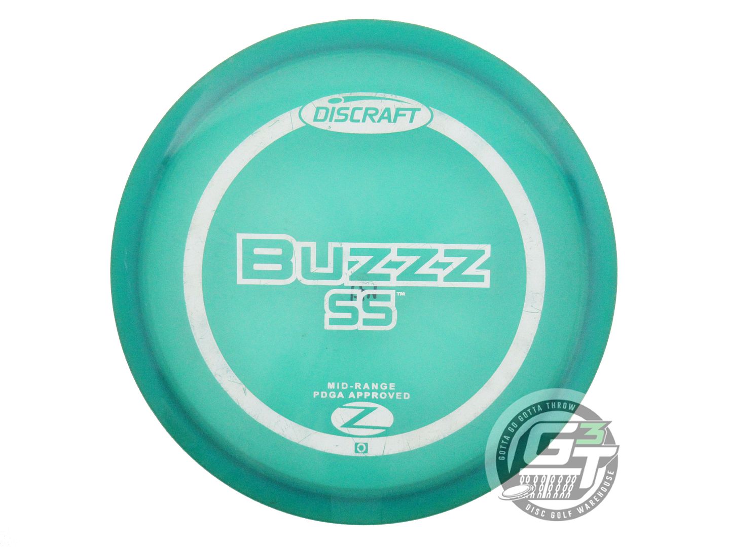 USED Discraft Z Buzzz SS 174g Green White Stamp PFN Midrange Golf Disc