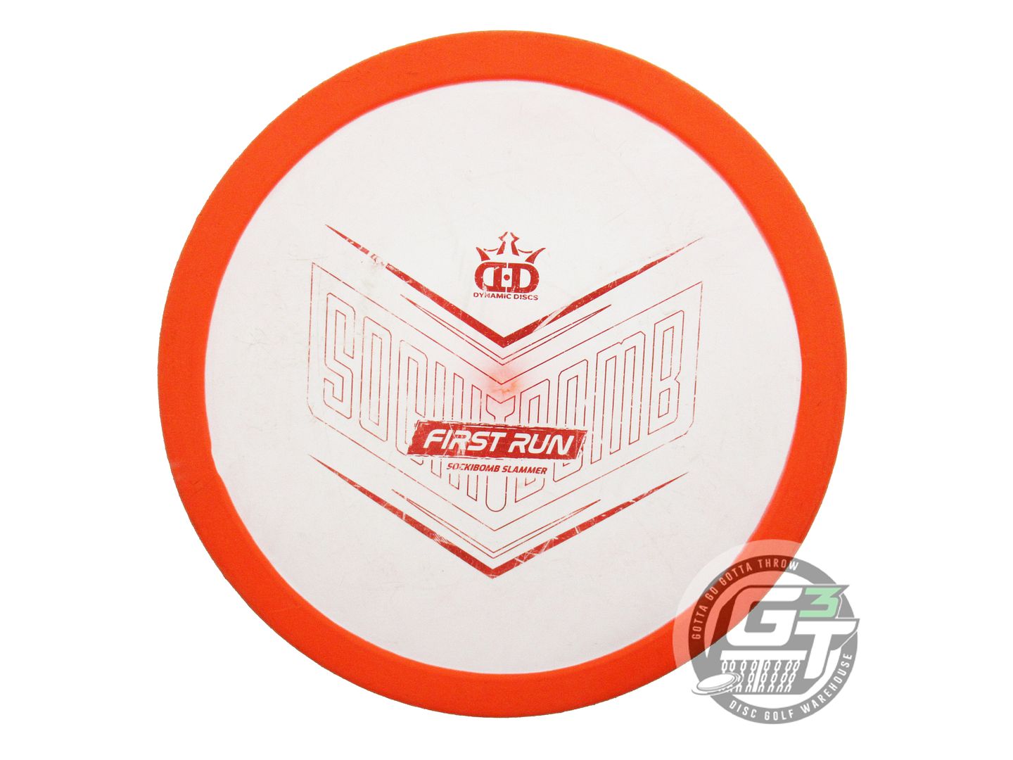 USED Dynamic Discs FIRST RUN Classic Raptor Slammer 176g Orange Putter Disc