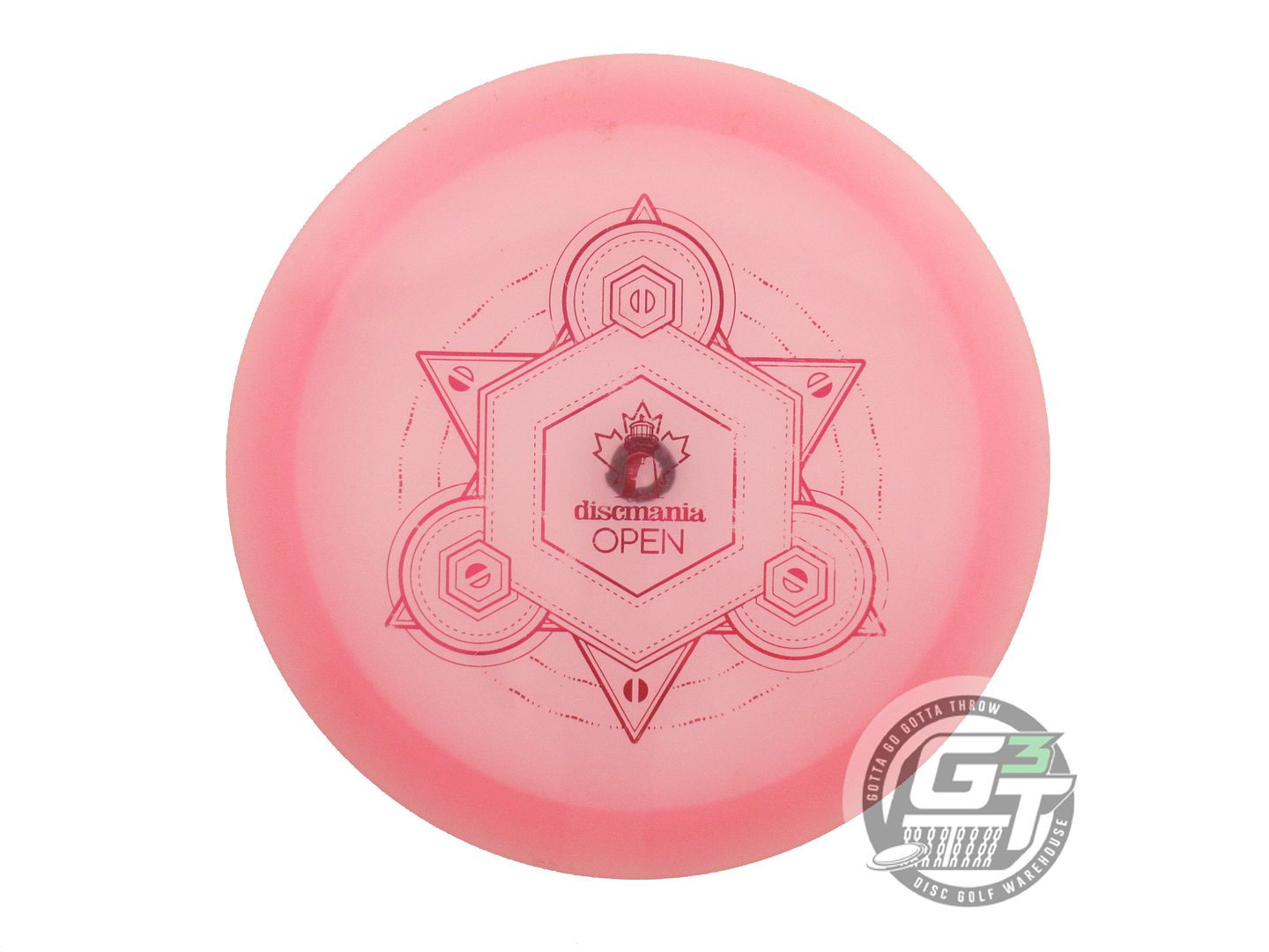 USED DiscMania [DMO] Glow C-Line FD3 174g Pink Fairway Driver Golf Disc