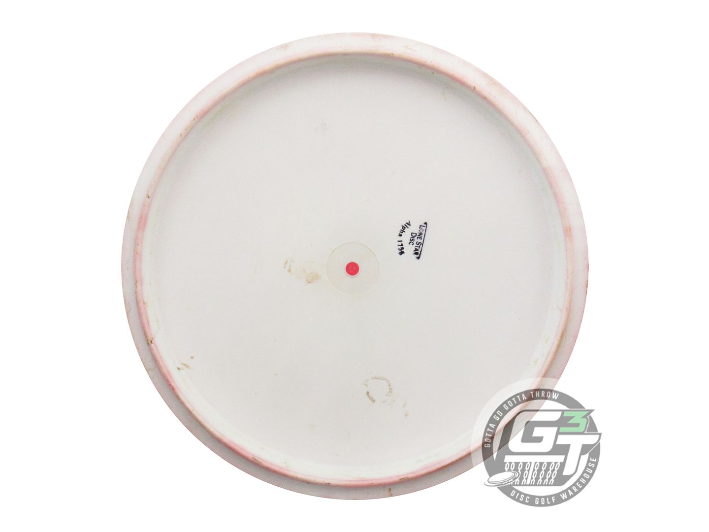 USED Lone Star [ARTIST] Alpha Middy 175g White-Pink Blue Foil Midrange Golf Disc