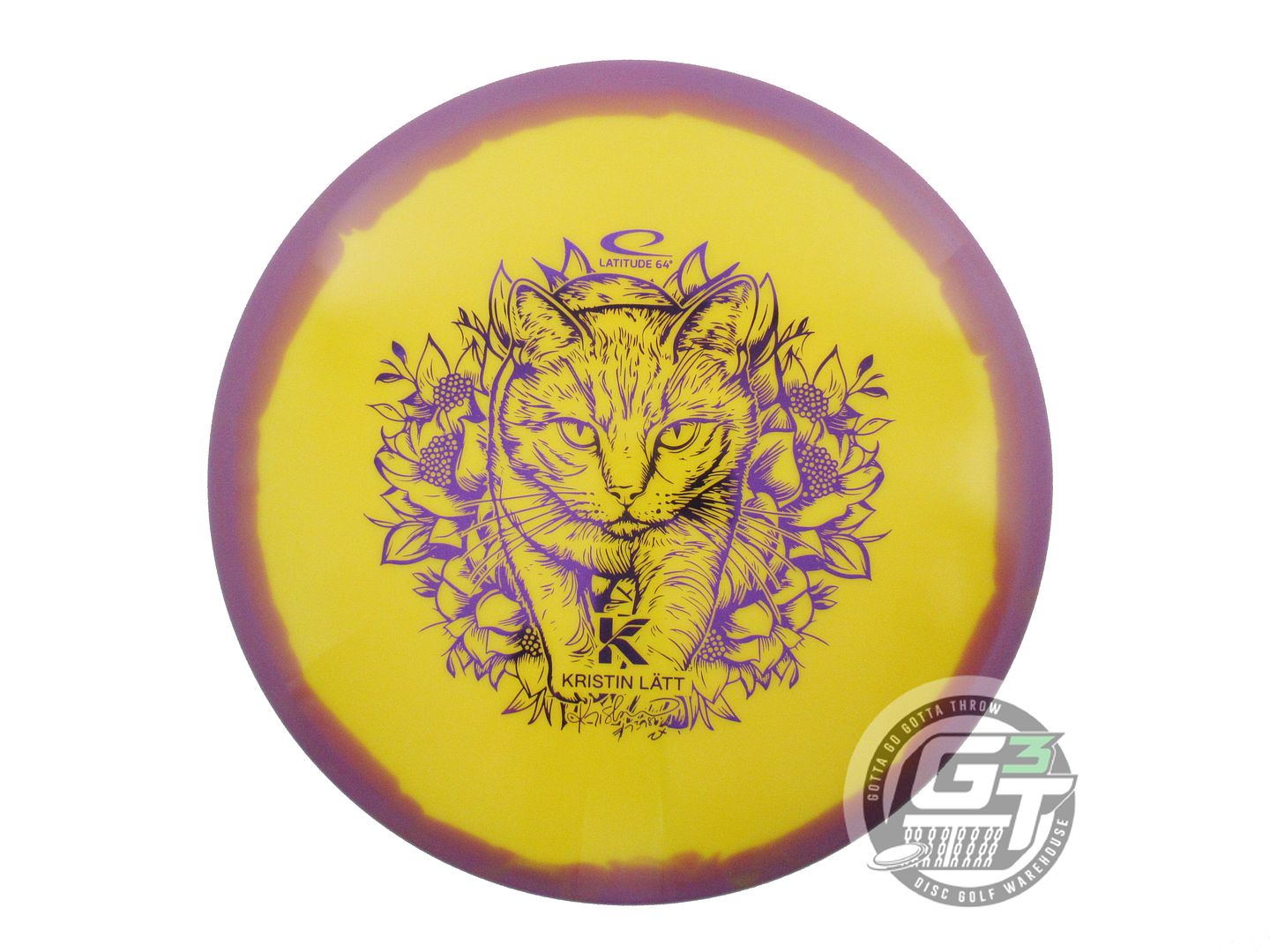Latitude 64 Limited Edition 2025 Team Series Kristin Latt Gold Orbit Claymore Midrange Golf Disc (Individually Listed)