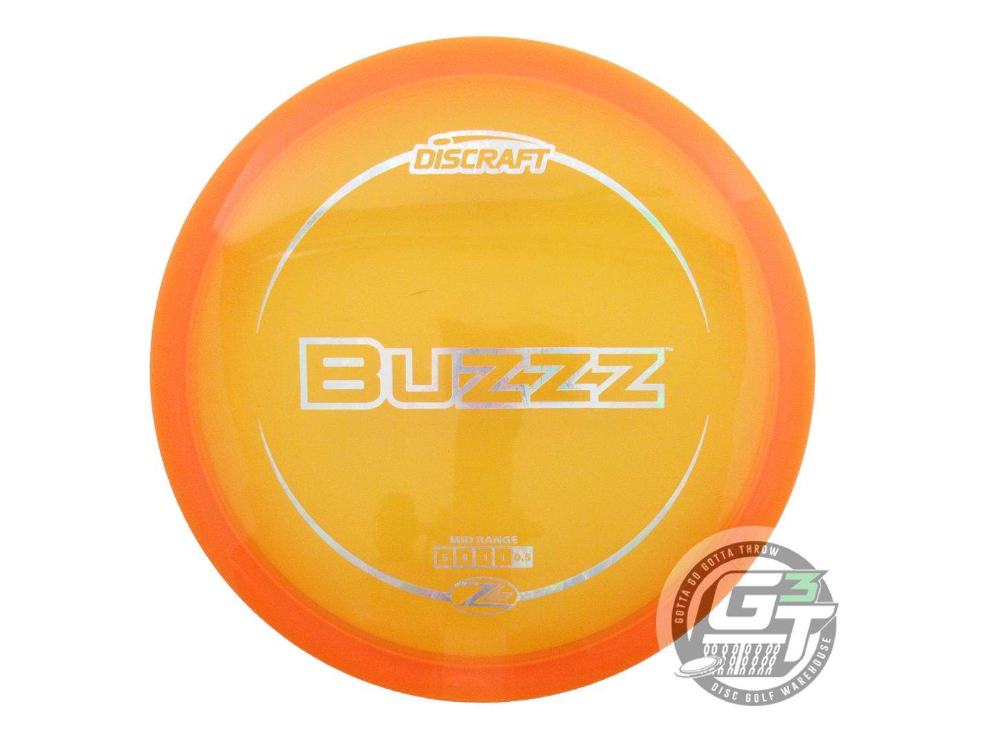 NOS Discraft X-OUT Z Lite Buzzz 158g Orange Money Foil RIM WARP Midrange Disc