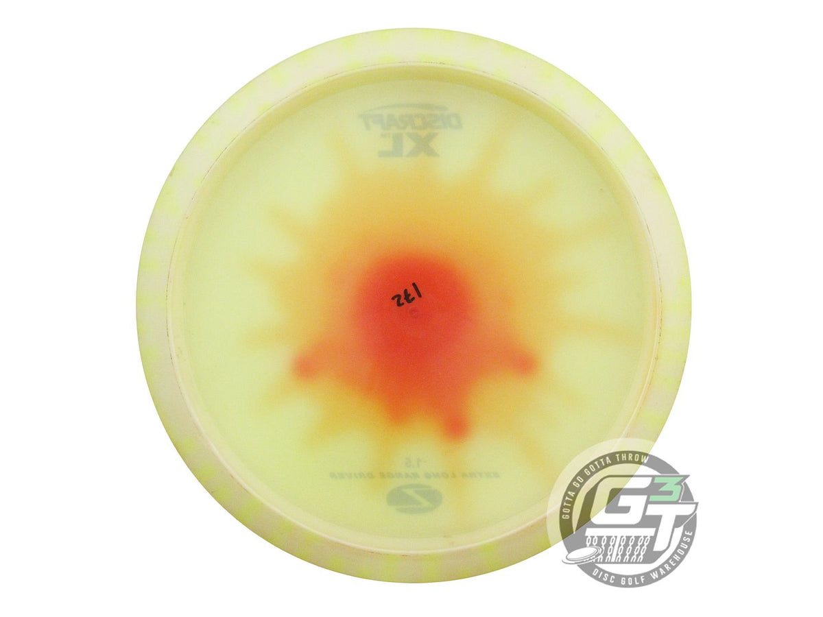 USED Discraft FlyDye Z XL 172g Yellow Burst Distance Driver Golf Disc