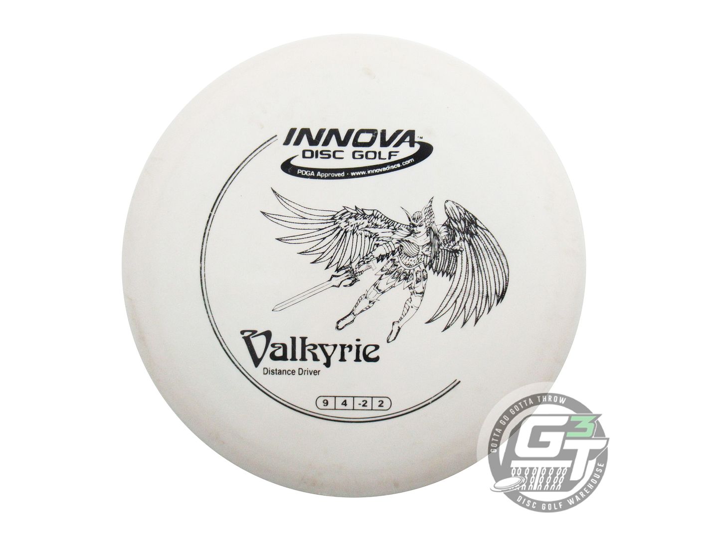USED Innova DX Valkyrie 164g White Black Stamp Distance Driver Golf Disc