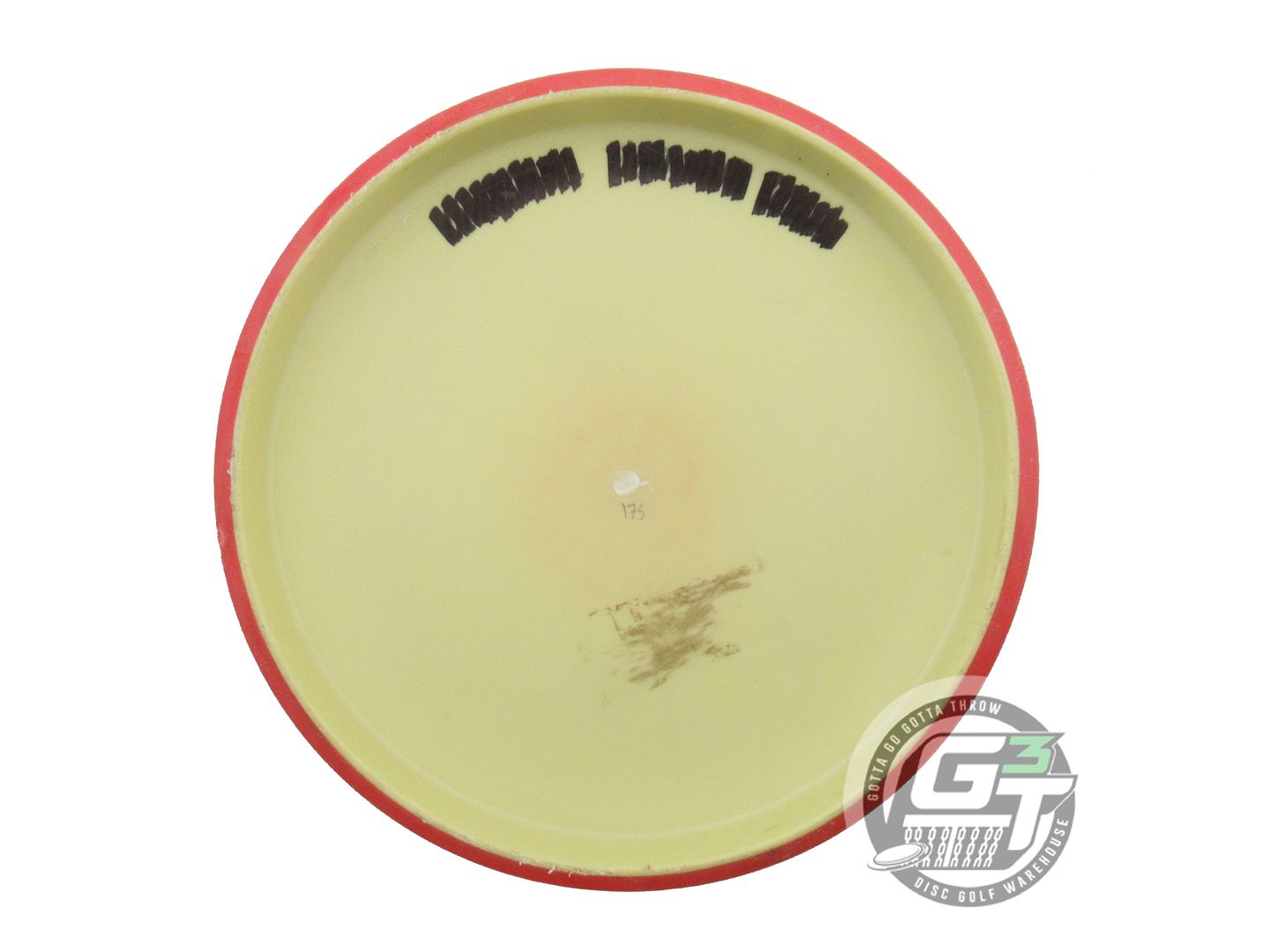 USED Axiom Discs Electron Firm Envy 175g Yellow Red Rim Putter Golf Disc