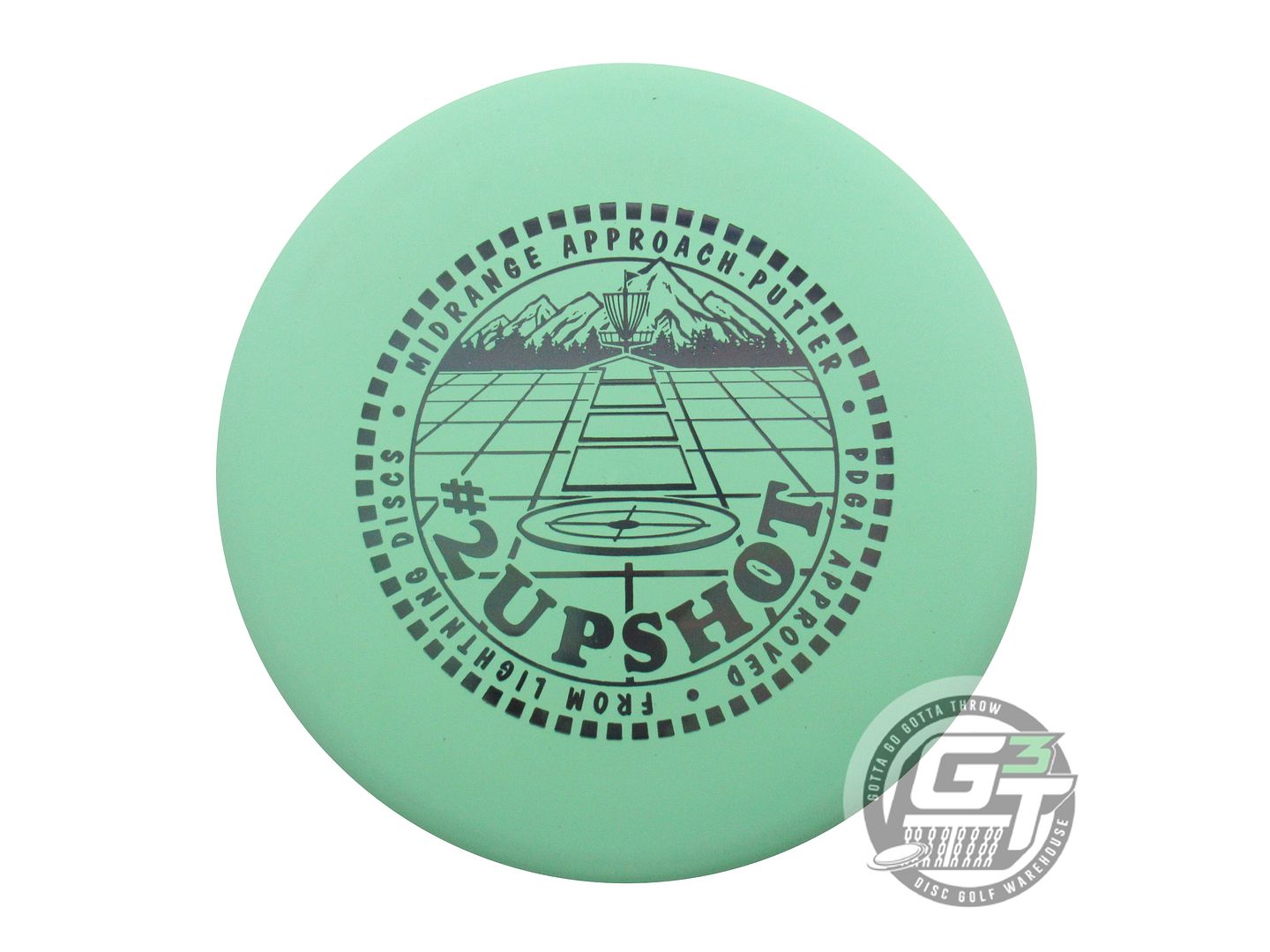 Lightning Standard #2 Upshot Putter Golf Disc (Individually Listed)