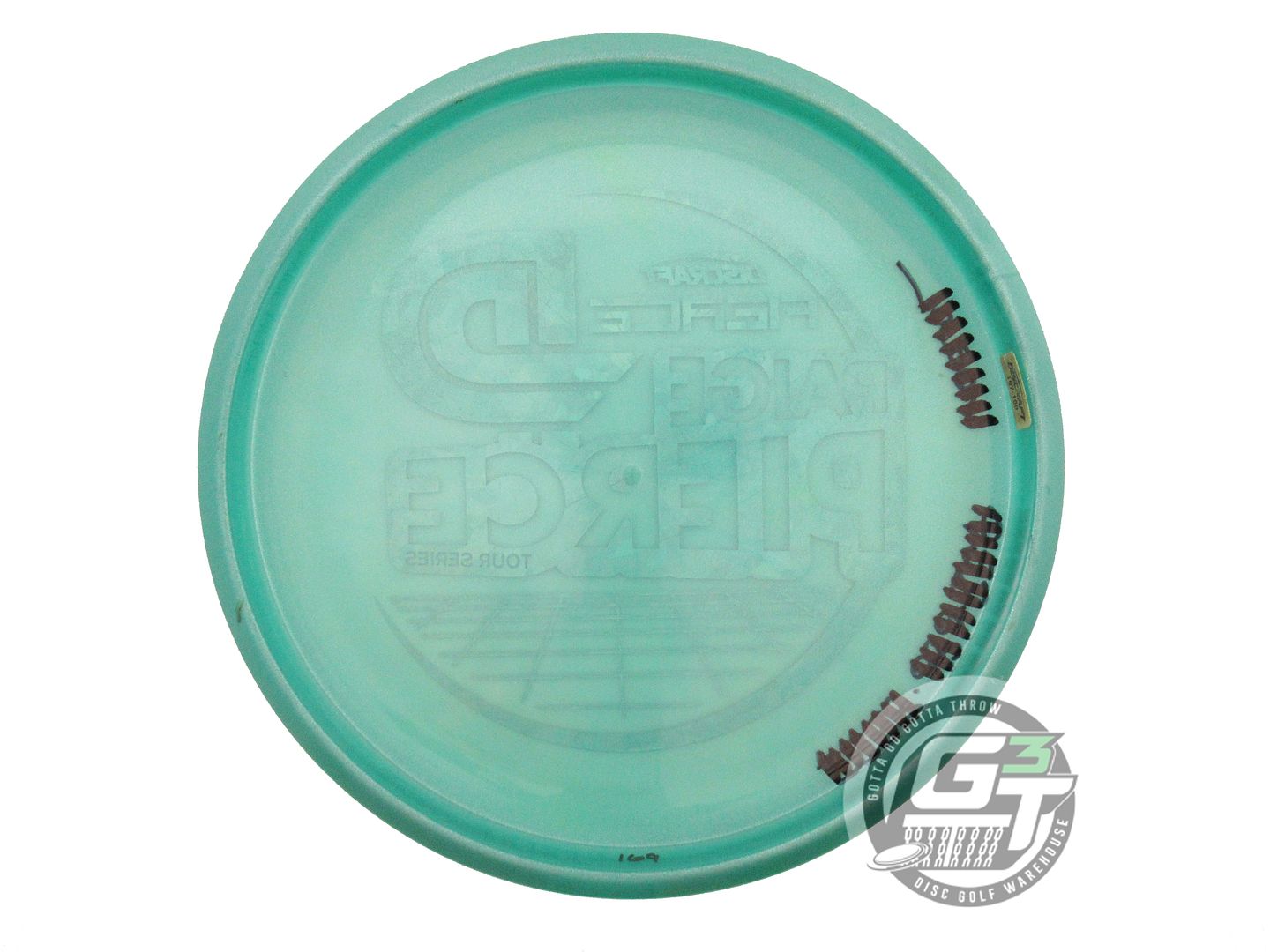 USED Discraft [PIERCE] Metallic Z Fierce 169g Green Blue Shatter Putter Disc