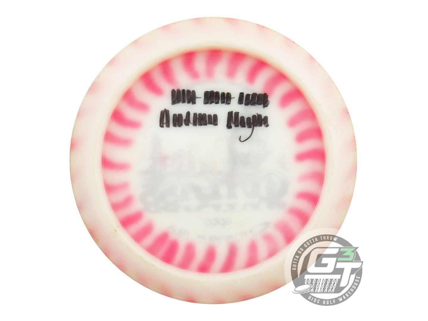 USED Latitude 64 Opto Cutlass 172g White HOME DYED Distance Driver Golf Disc
