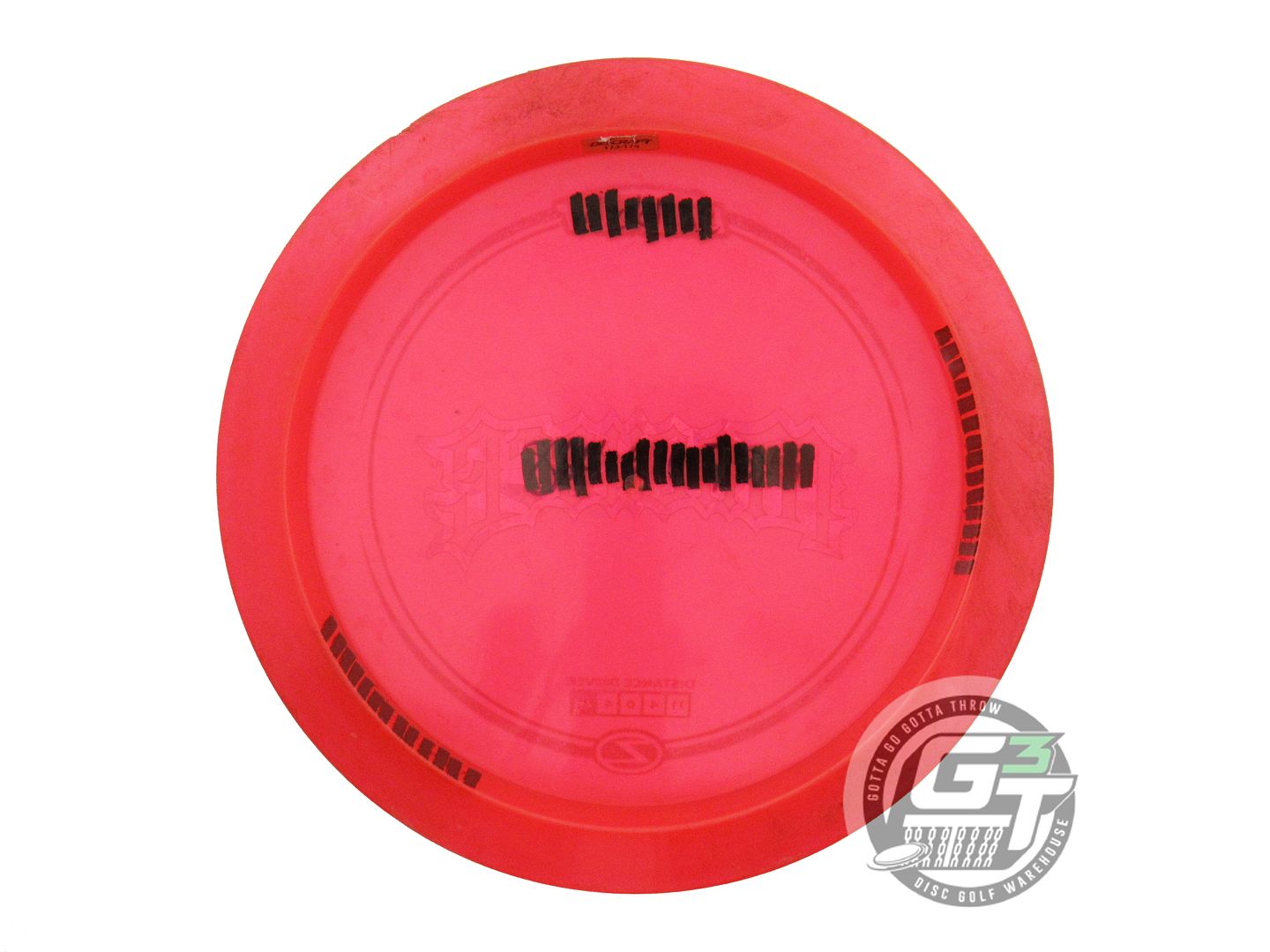USED Discraft Z Machete 174g Red Red Shatter Foil Distance Driver Golf Disc