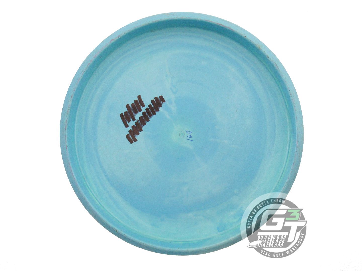 USED DGA [LE] Swirly Flex Steady BL 160g Teal Silver Glitter Foil Putter Disc