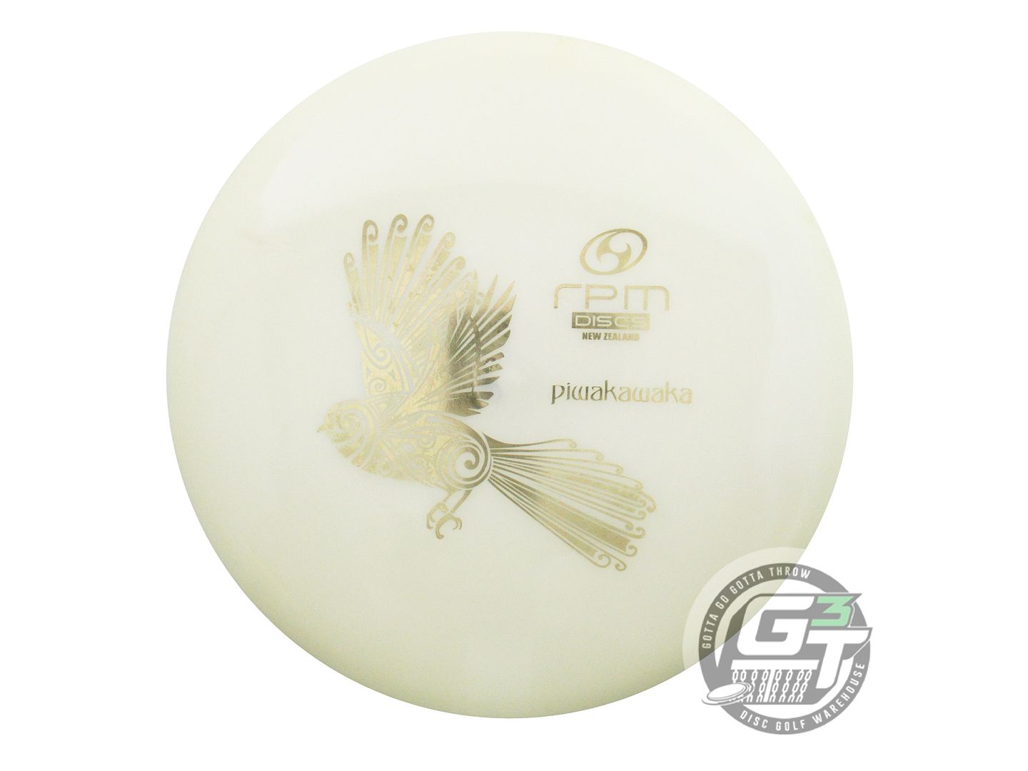 USED RPM Discs Glow Atomic Piwakawaka 176g Gold Foil Midrange Golf Disc