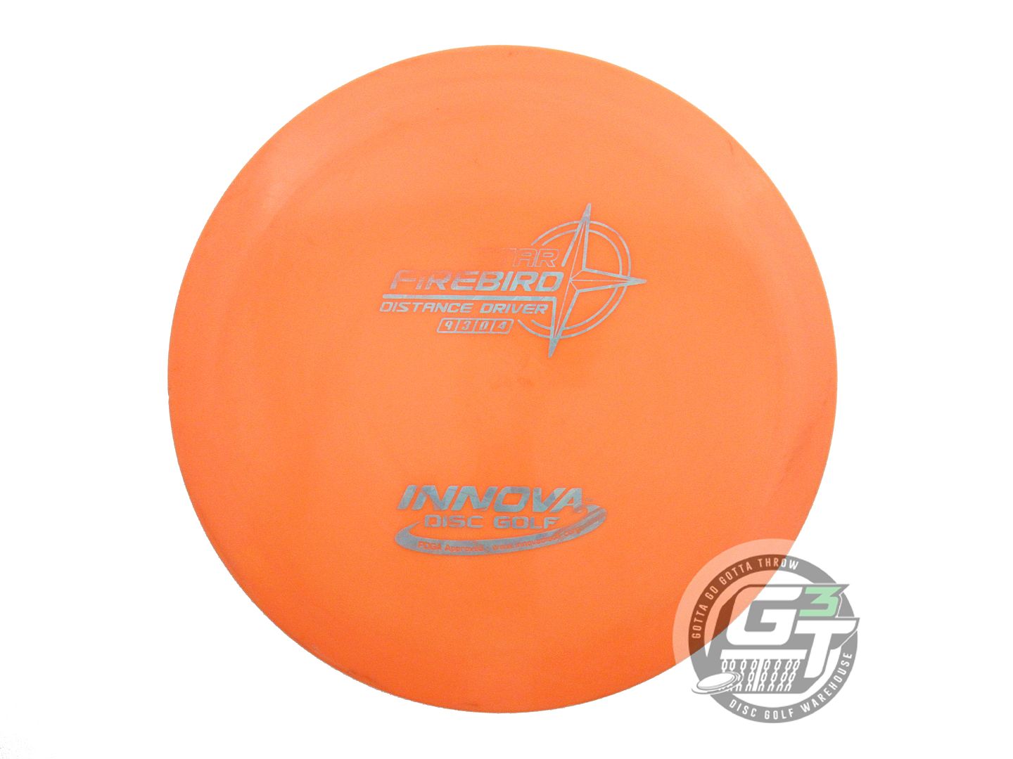 USED Innova Star Firebird 170g Orange Teal Shatter Distance Driver Golf Disc