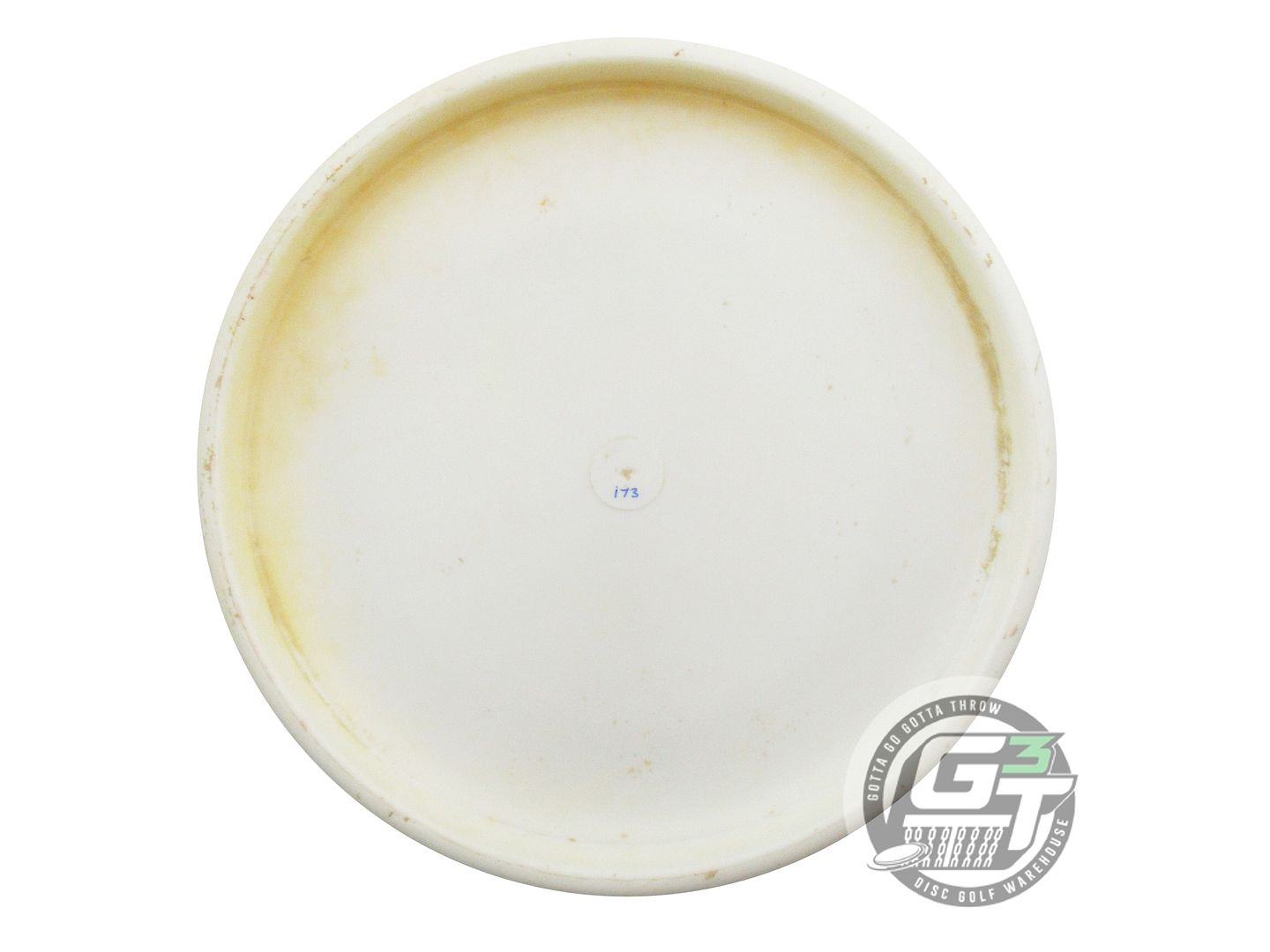 USED Kastaplast K1 Berg 173g White Wiped Stamp Putter Golf Disc