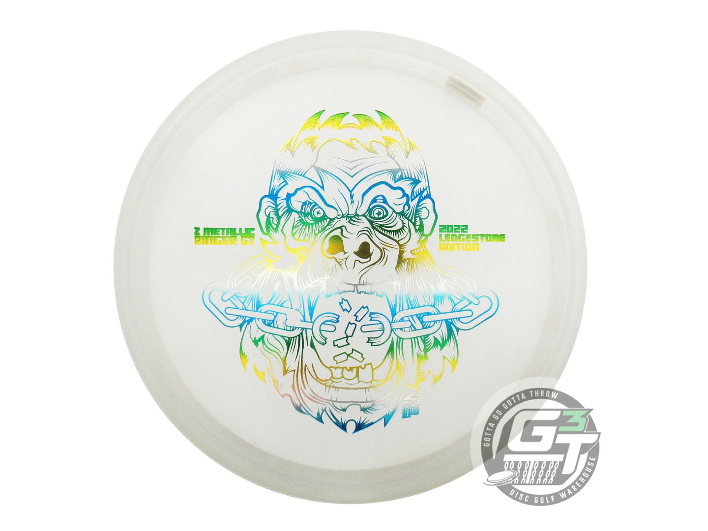 NOS Discraft [LEDGESTONE] Metallic Z Ringer GT 175g Clear Putter Golf Disc
