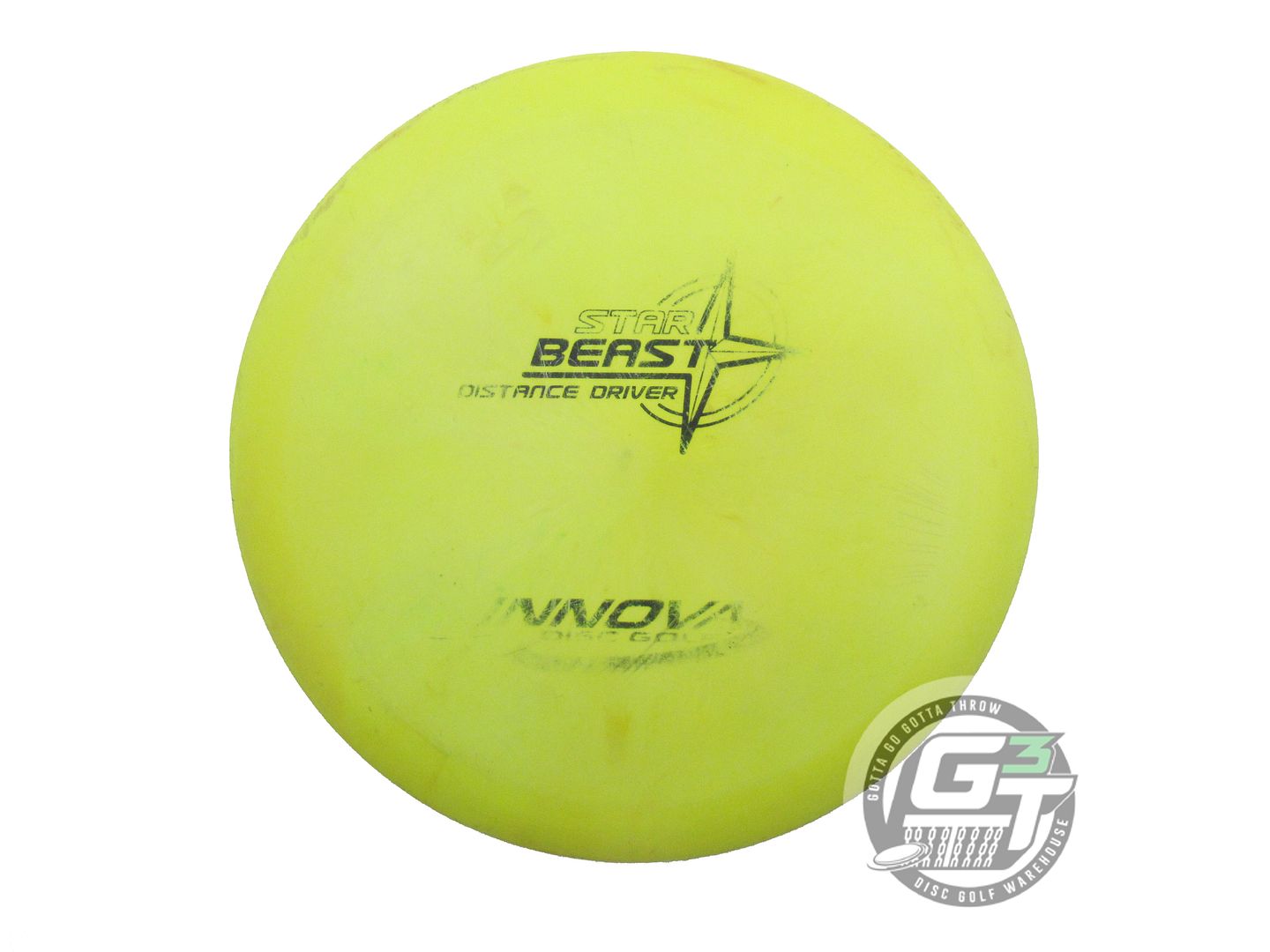 USED Innova Star Beast 176g Yellow Black Stamp PFN Distance Driver Golf Disc