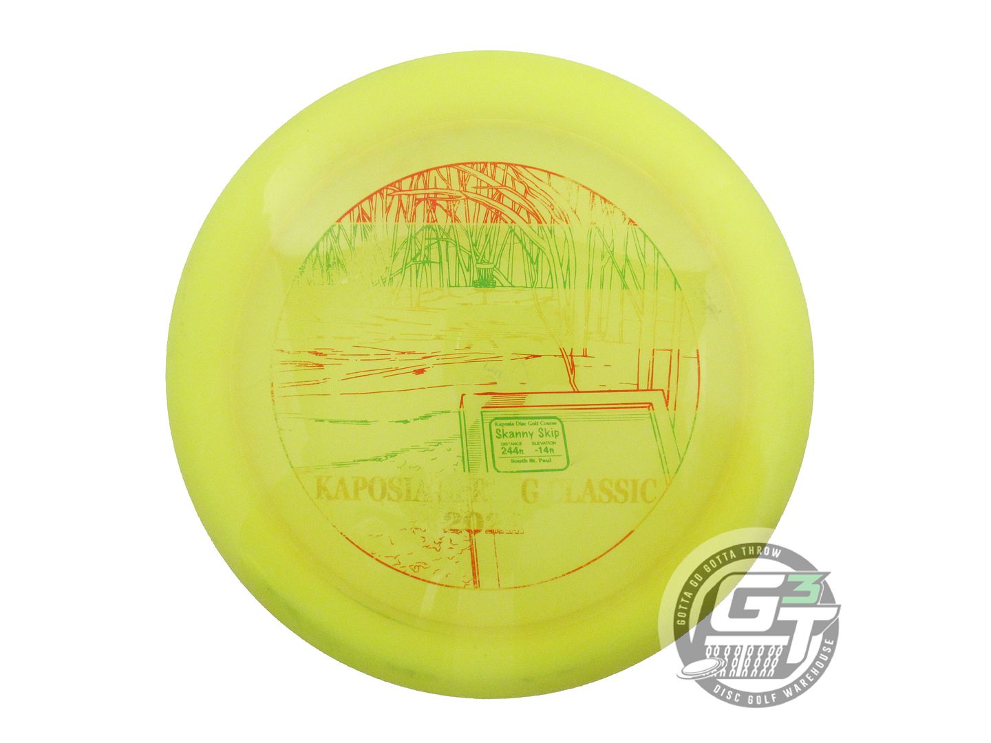 USED Innova Champion Destroyer 174g Yellow Rasta Foi Distance Driver Golf Disc