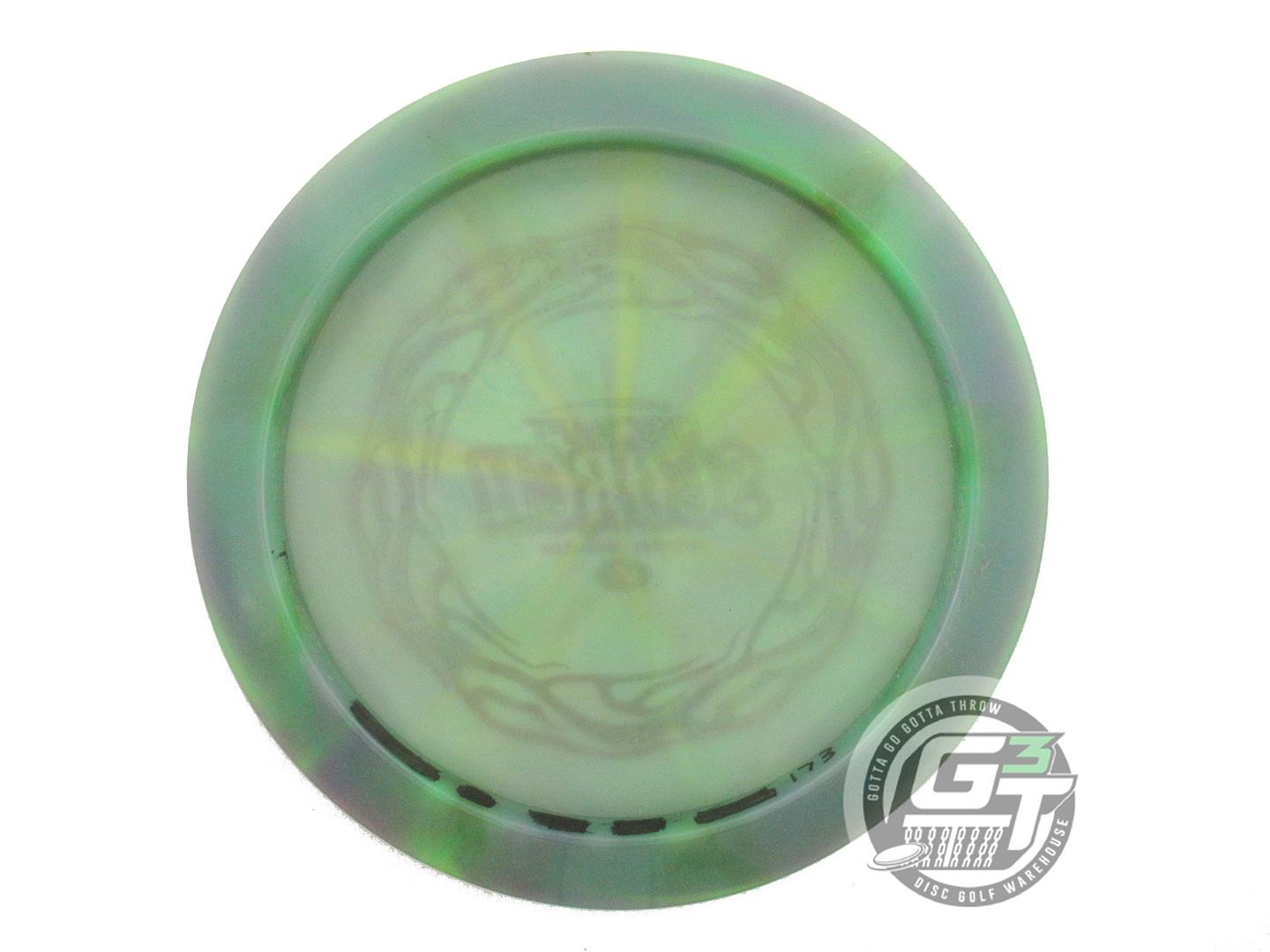 USED Discraft [JOHANSEN] Z Swirl Scorch 173g Green-Lime Driver Disc